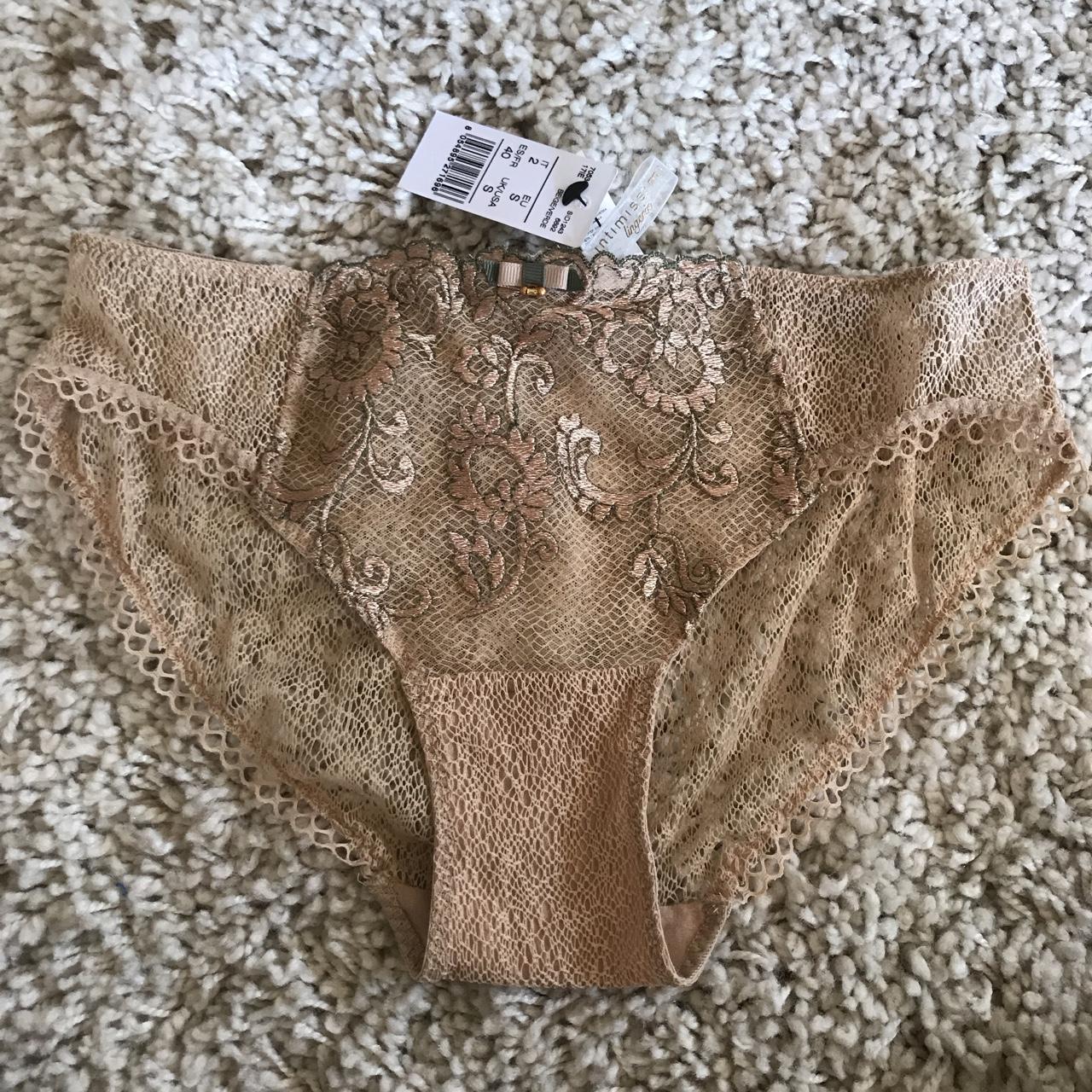 Selling matching bra to these too. Size small. Lace... - Depop