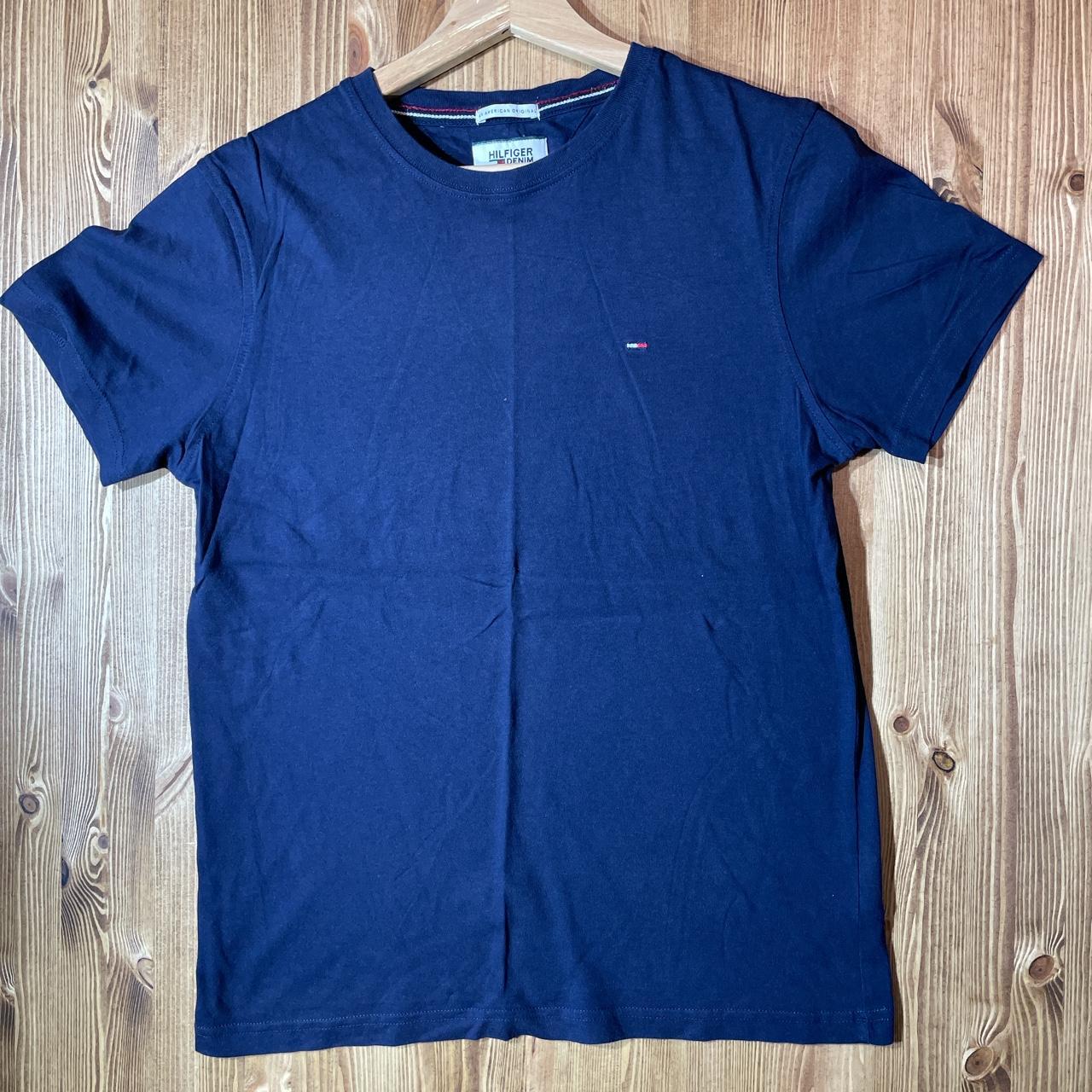 Tommy Hilfiger Men's Navy Tshirt Depop