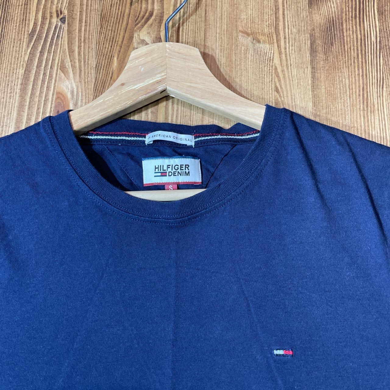 Tommy Hilfiger Men's Navy Tshirt Depop