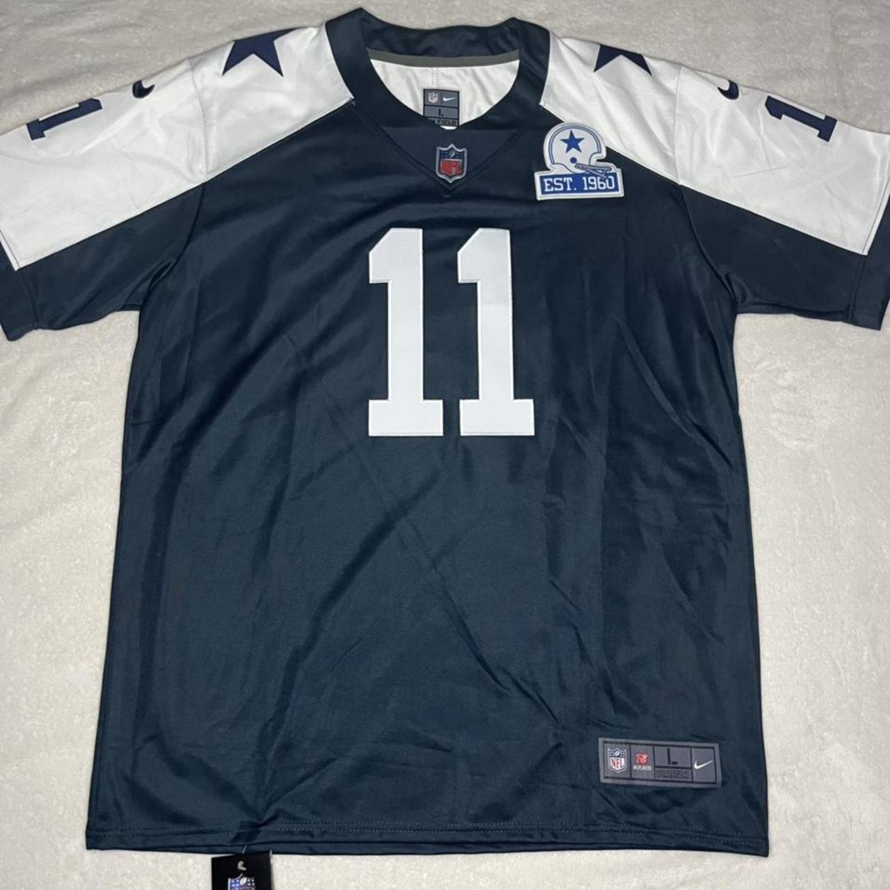 Nfl jersey tee t-shirt, dallas cowboys, navy, - Depop