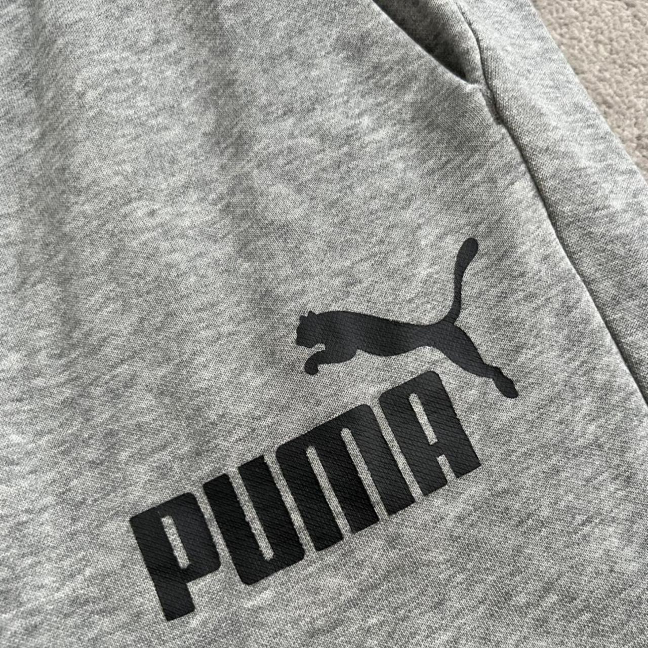 Mens Genuine Grey Puma Tracksuit Bottoms Size Medium... - Depop