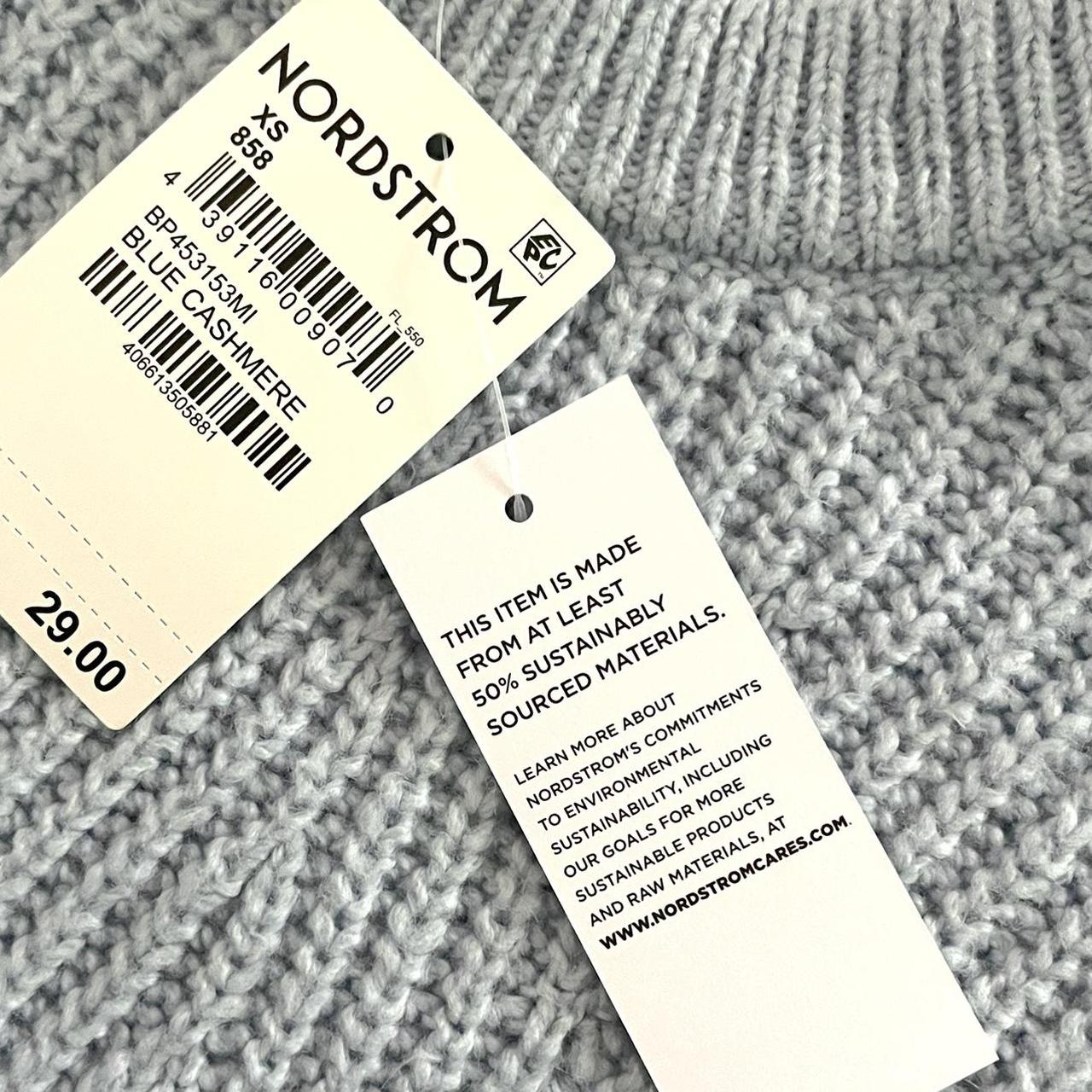 baby blue preppy knit sweater • ♥︎ never worn,... - Depop