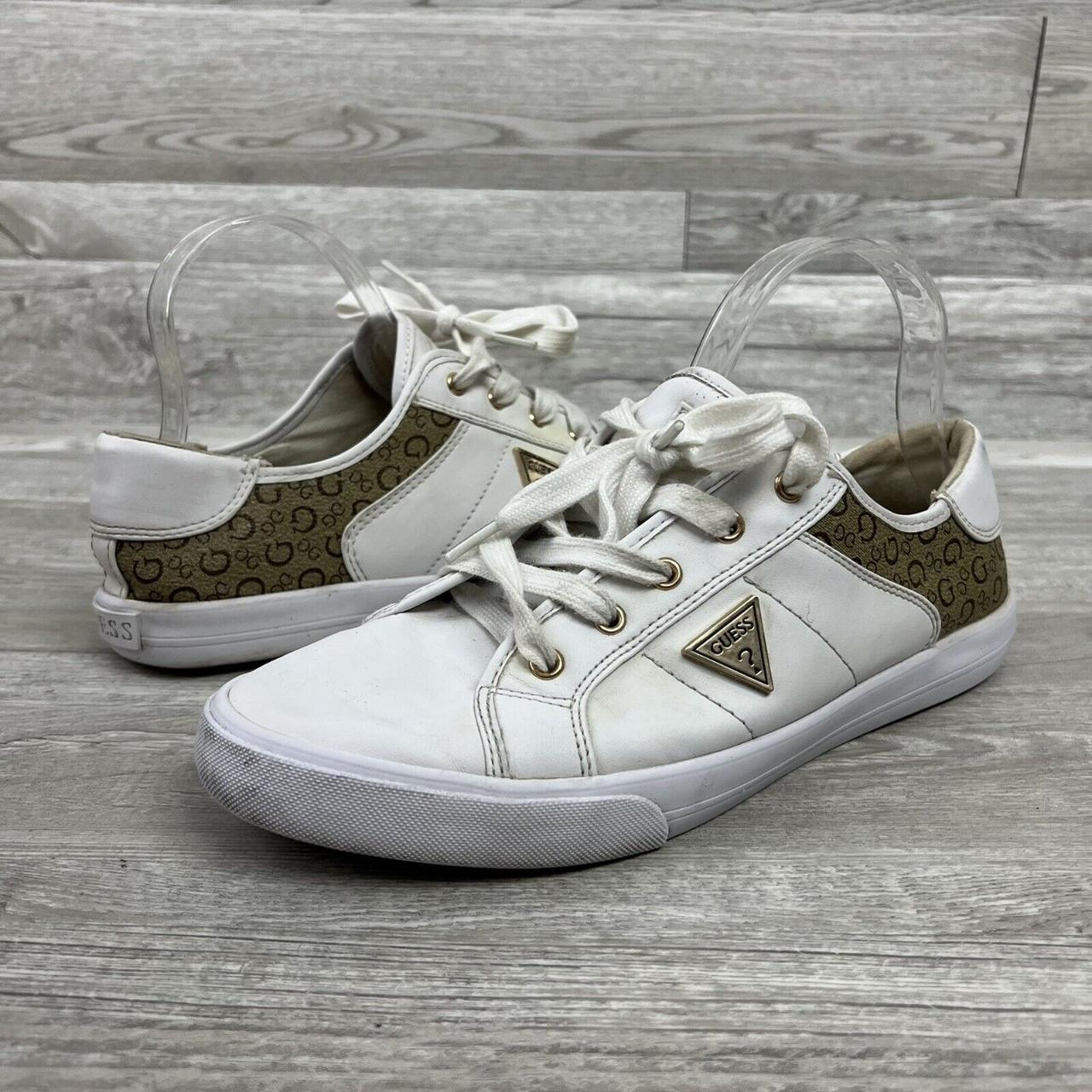 Guess ladies store white trainers