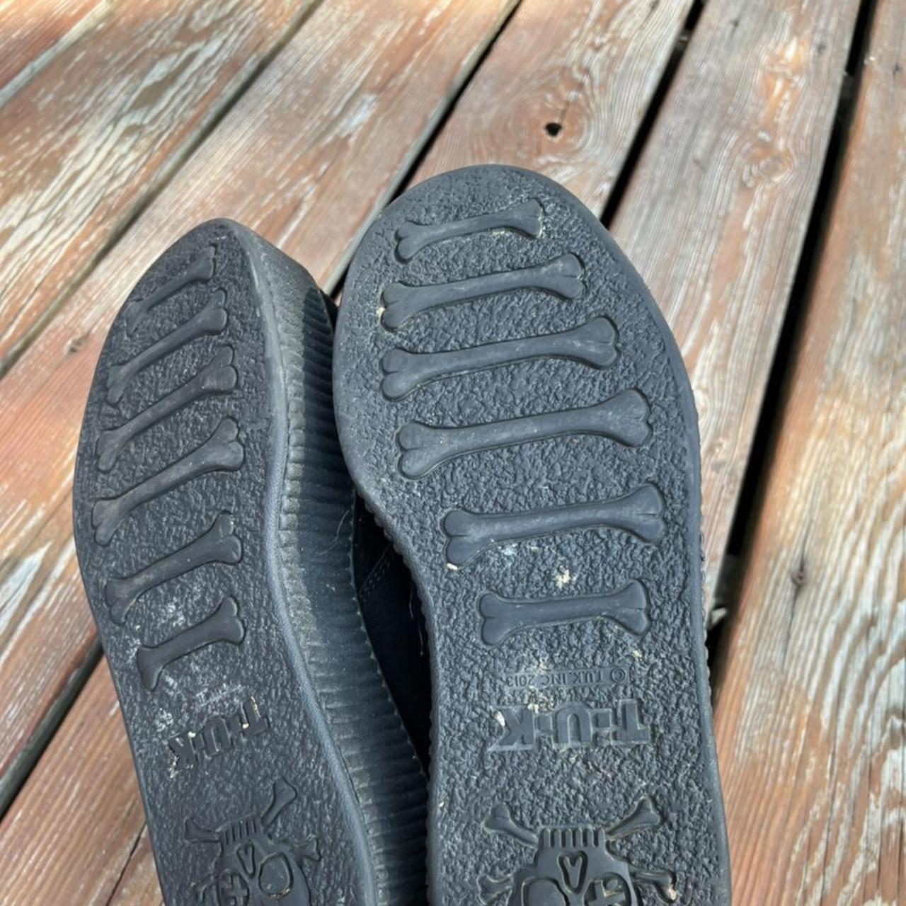 Black Suede Creepers Platform TUK brand creepers,... Depop