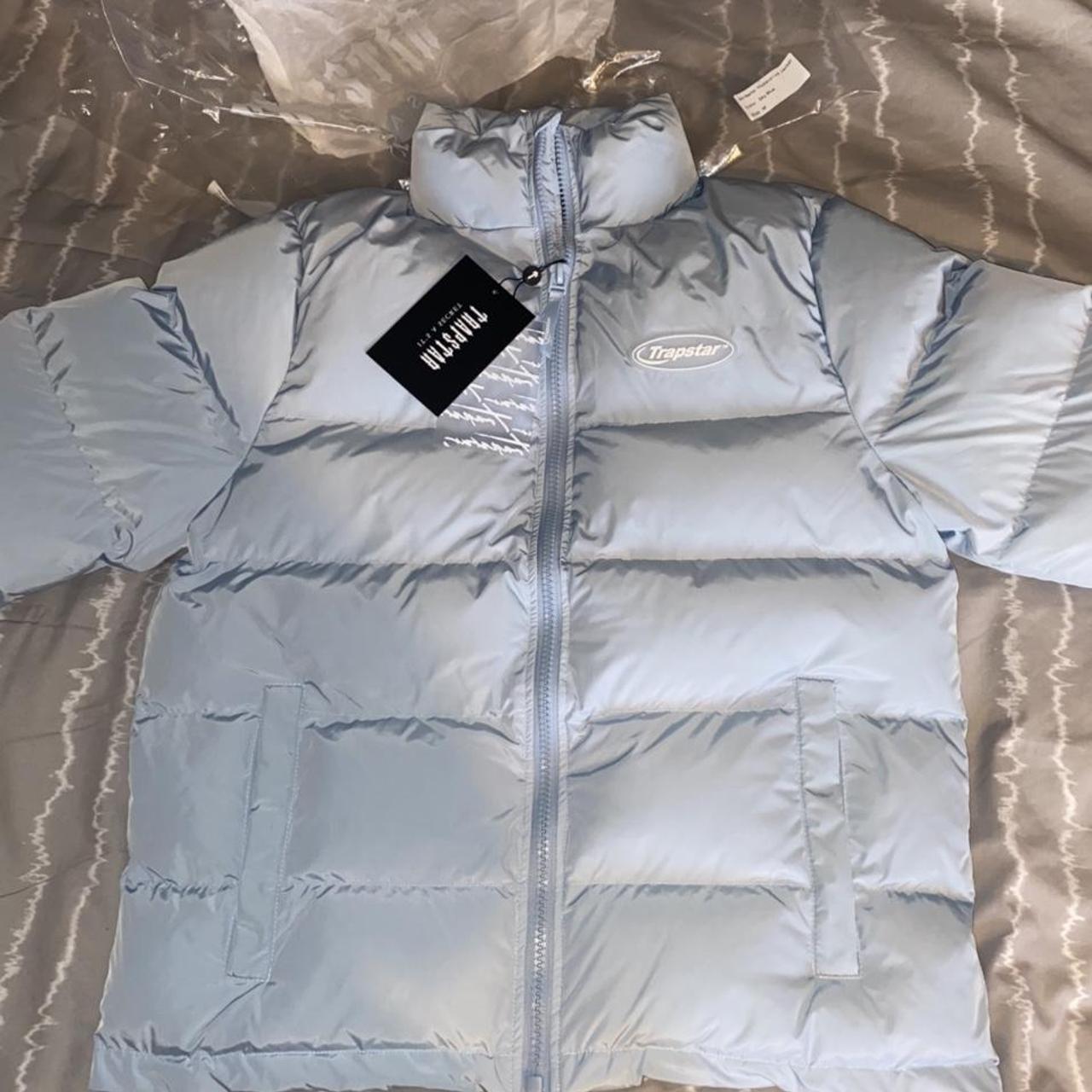 Trapstar jacket-skyblue×white Brand new trapstar hyperdrive puffer