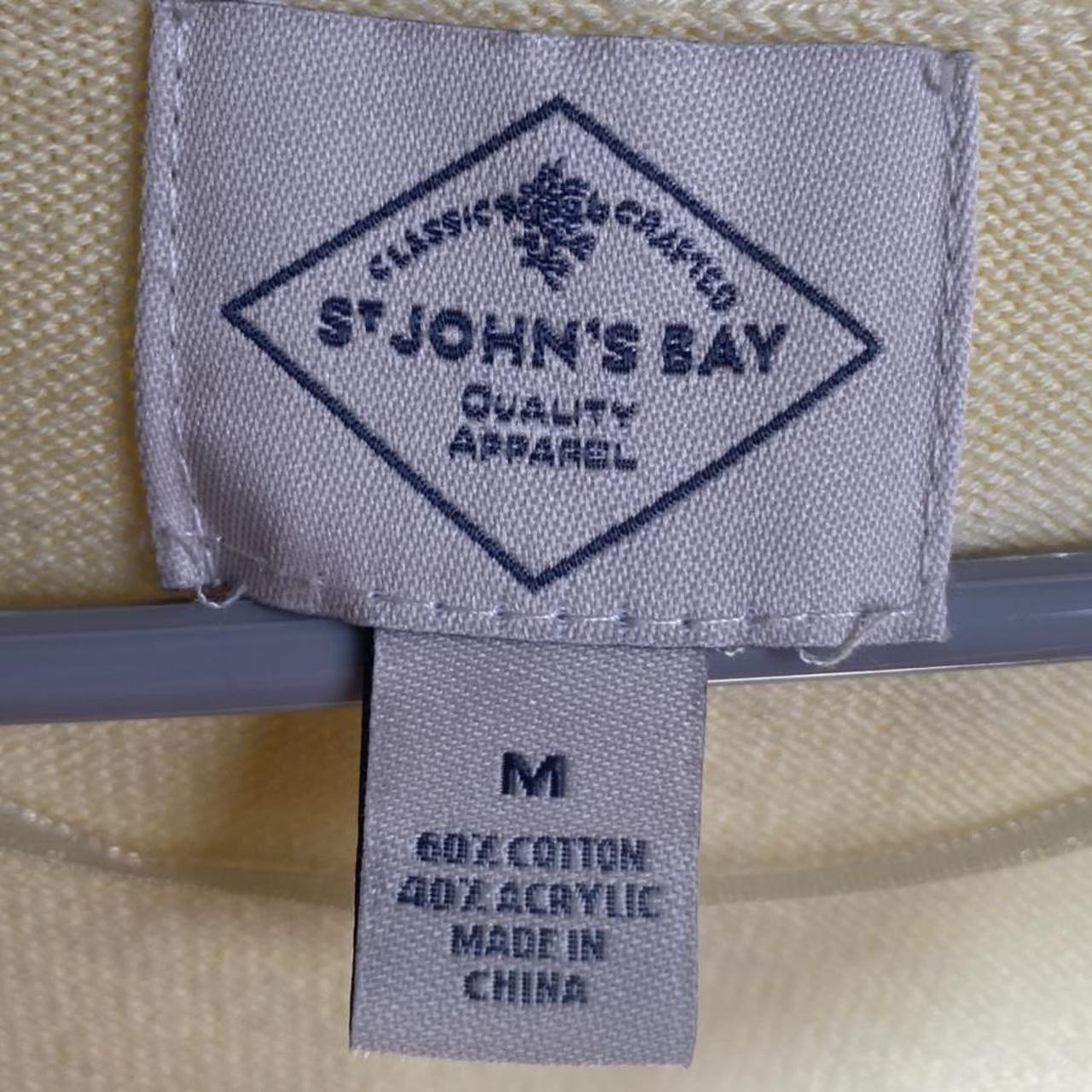 St. John’s Bay yellow cardigan M #yellow #stjohnsbay - Depop