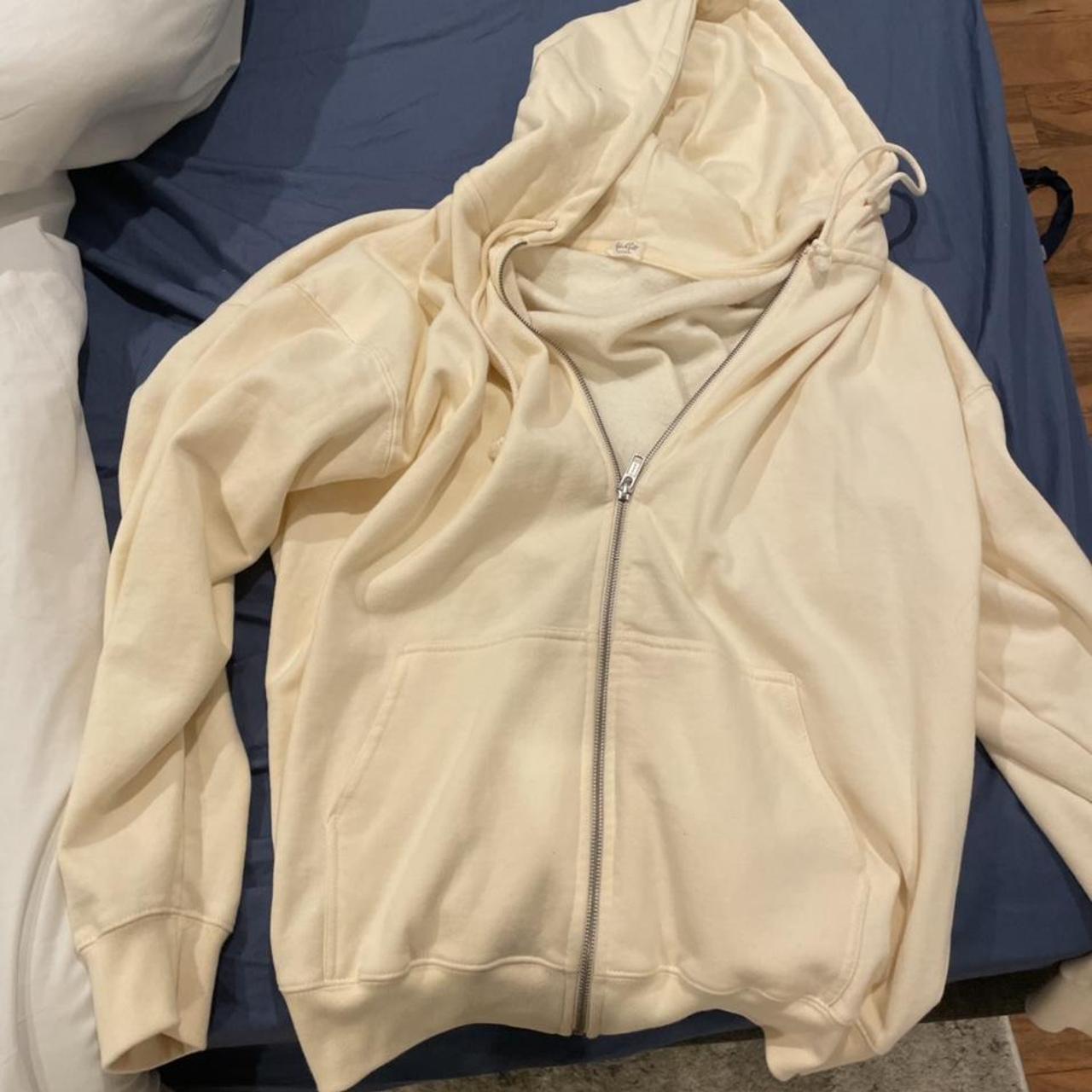 Brandy Melville Women's Cream Jacket Depop
