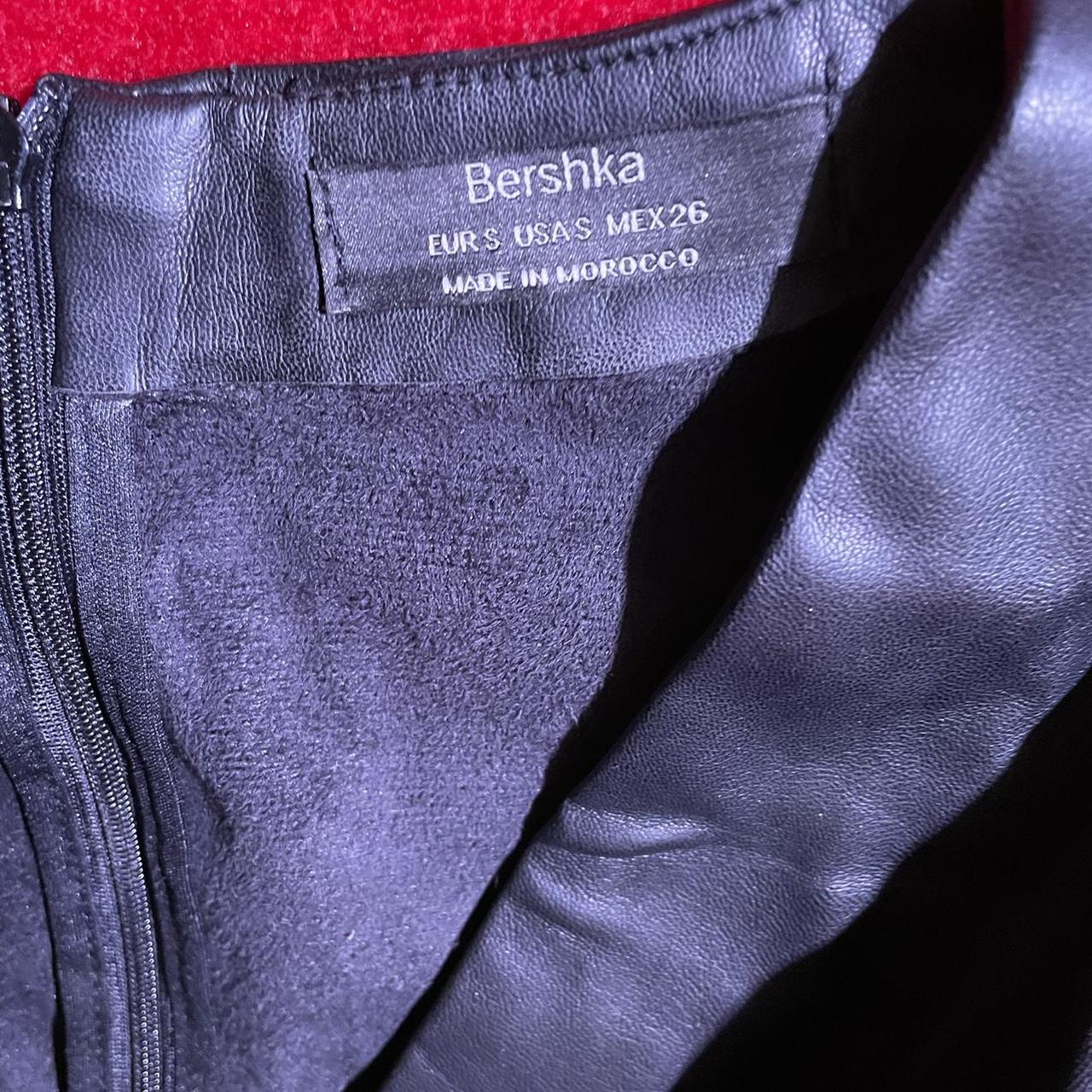 Bershka - Faux Leather Mini Dress