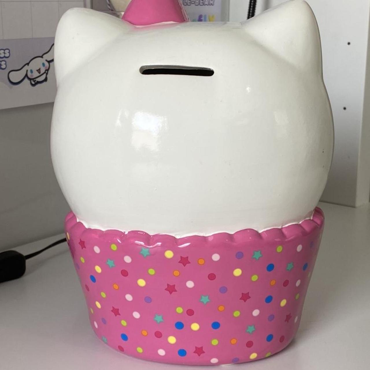 hello kitty piggy bank cupcake 🎀 cute Sanrio hello... Depop