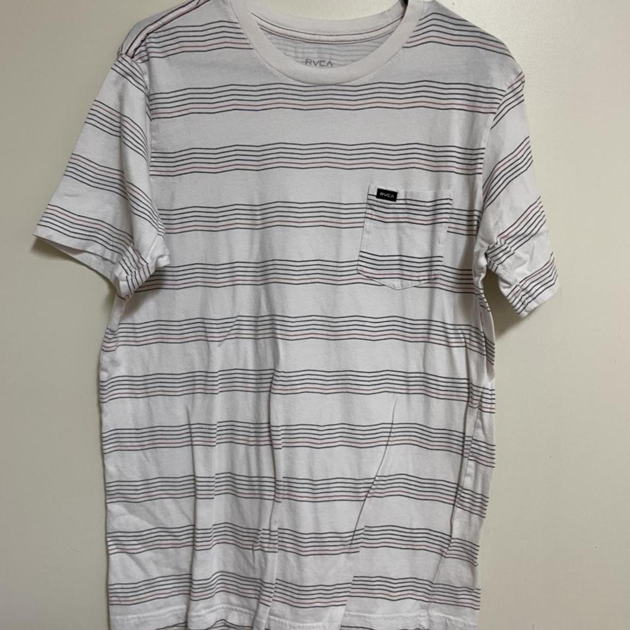 RVCA striped shirt - Depop