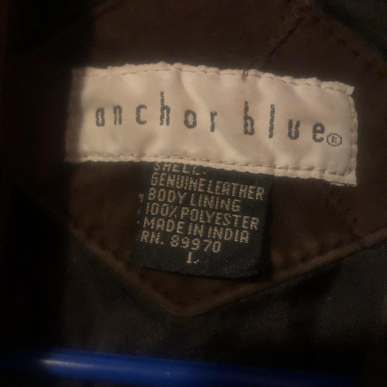 Anchor Blue Men's Coat | Depop