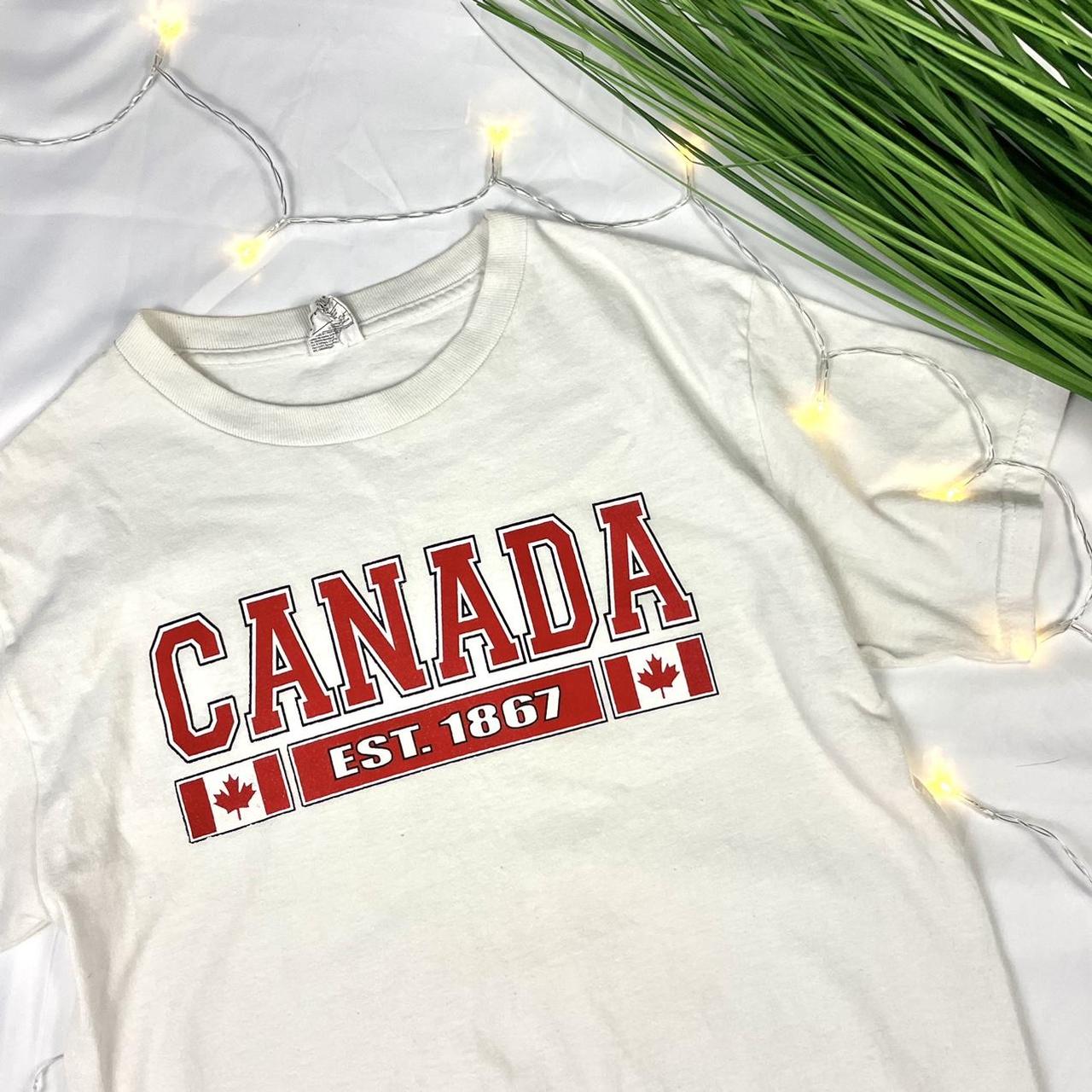 Vintage Canada Print Tshirt 🇨🇦 - Great Tshirt The - Depop