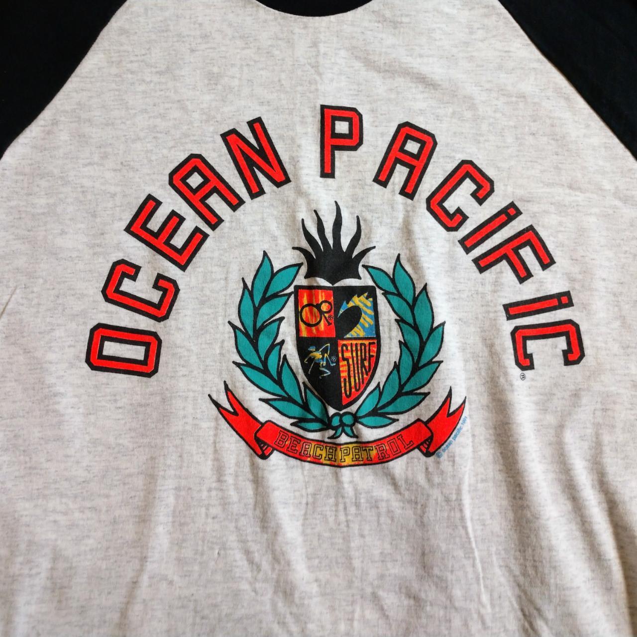 Ocean Pacific Men's Grey and Black T-shirt (4)