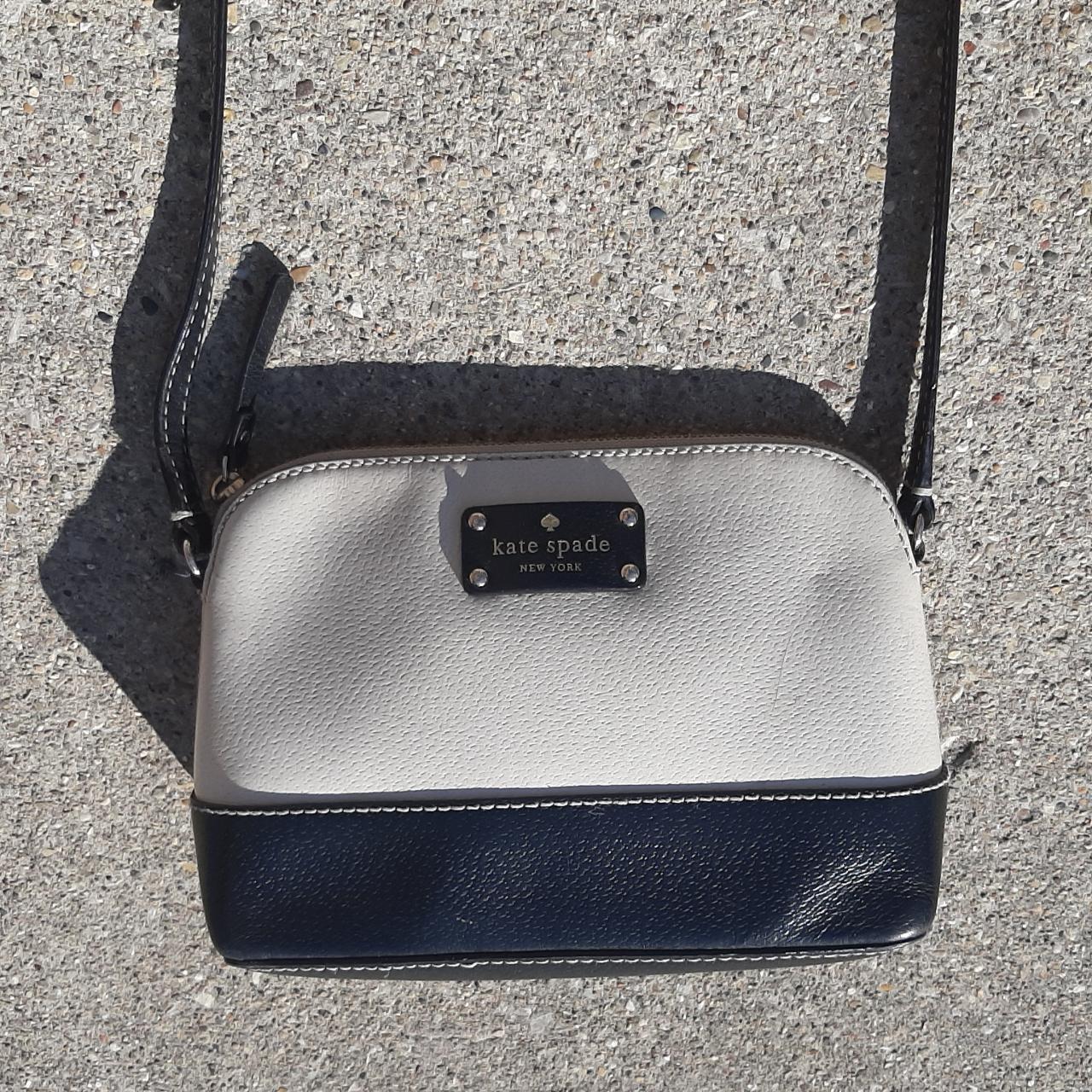 Kate Spade New York Women's Black and White Bag | Depop