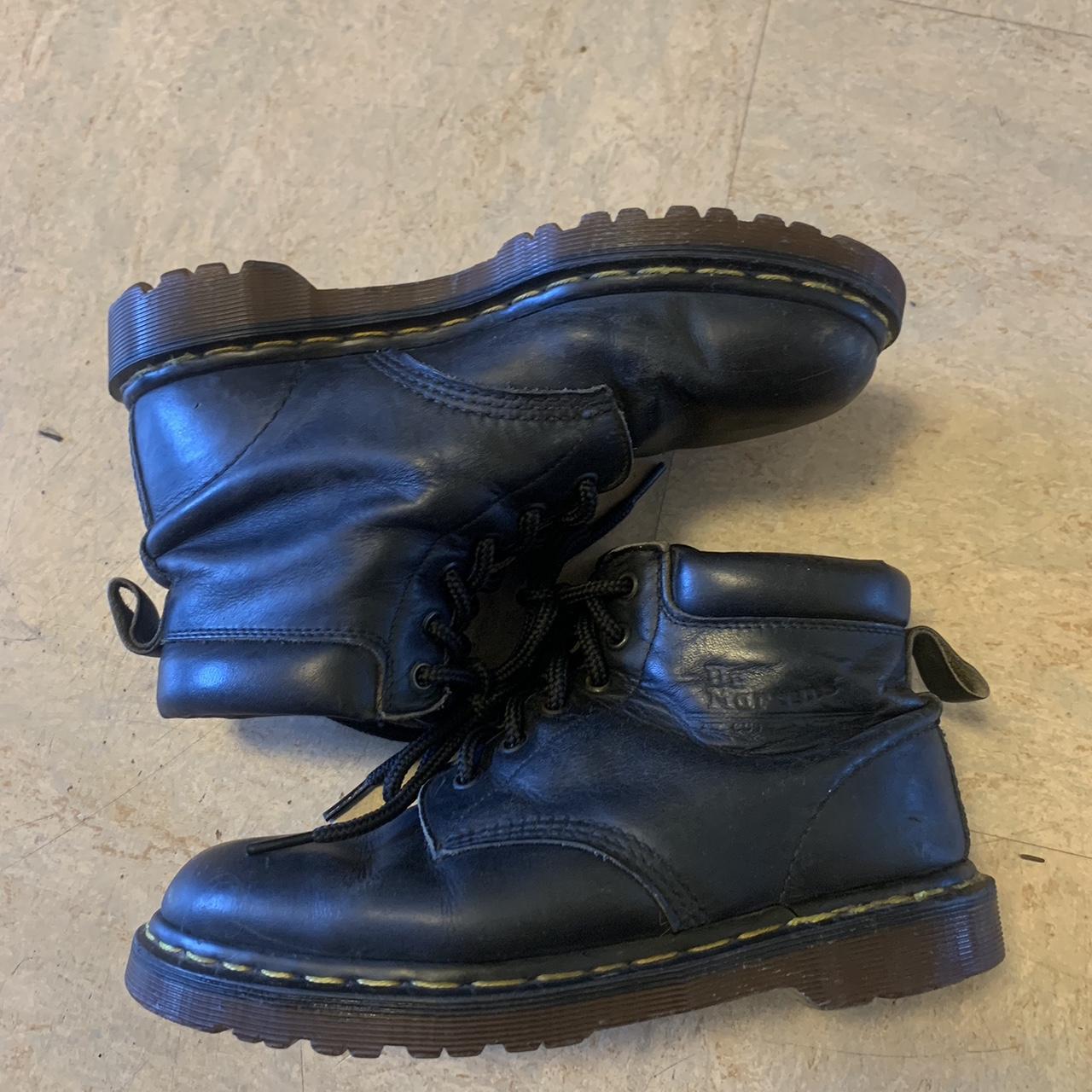 Vintage Late 90s-early 2000s Dr. Martens 6-eyelet... - Depop