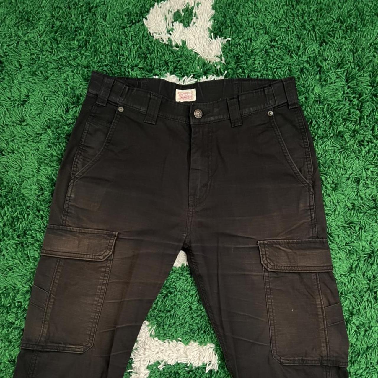 Levi’s Cargo Pants Black Size 31”x30” Condition... Depop