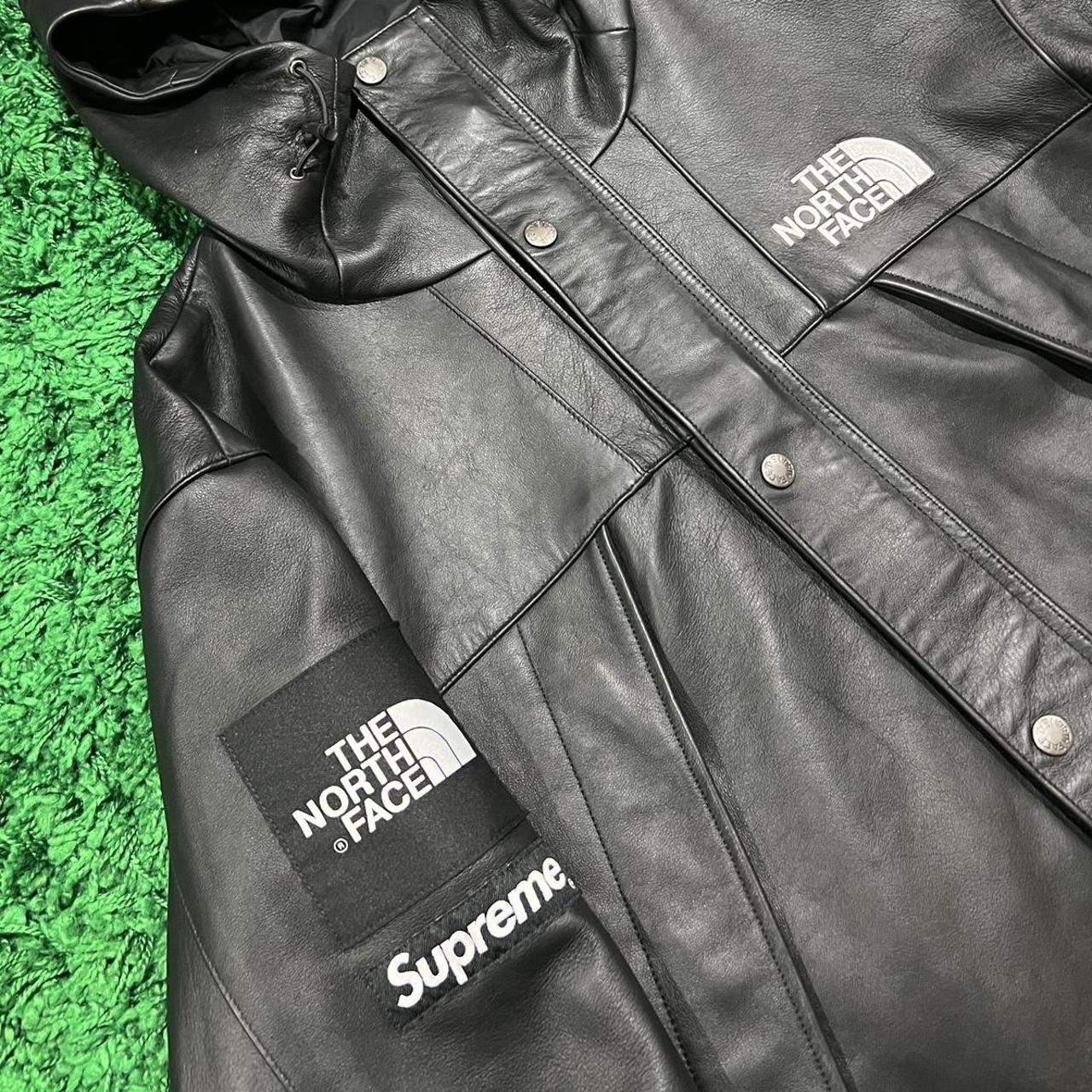 Supreme The North Face Leather Mountain Parka | Depop