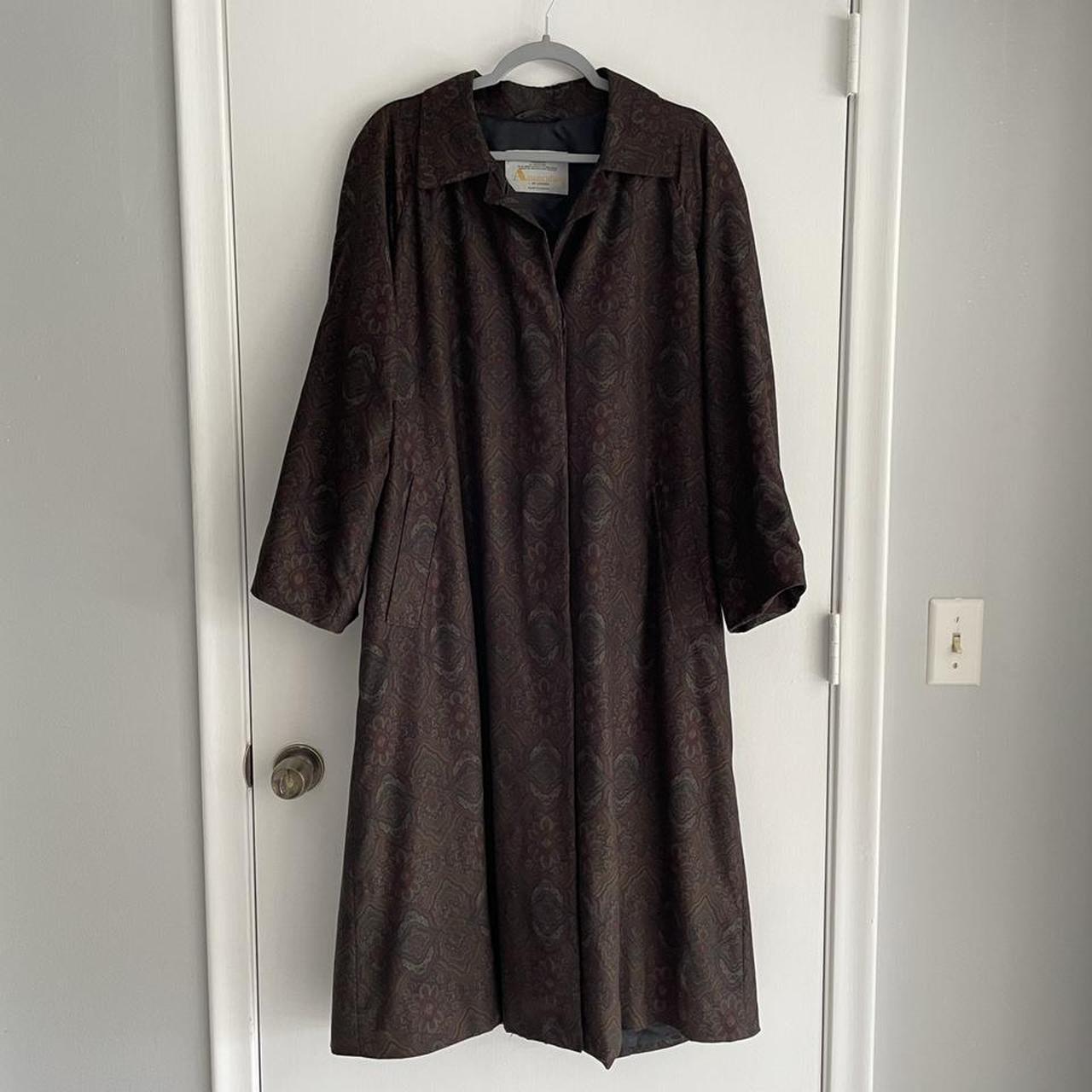 Aquascutum Paisley Print buy Brown Trench Coat