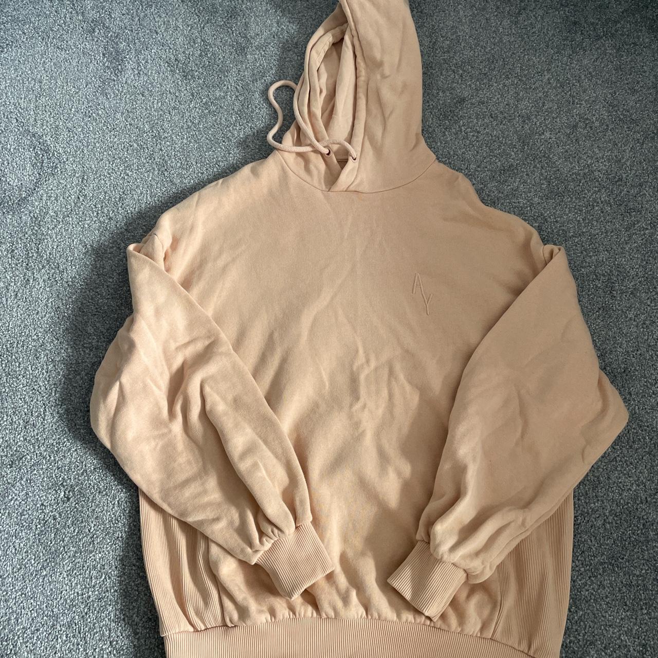 Women's Orange and Tan Hoodie | Depop