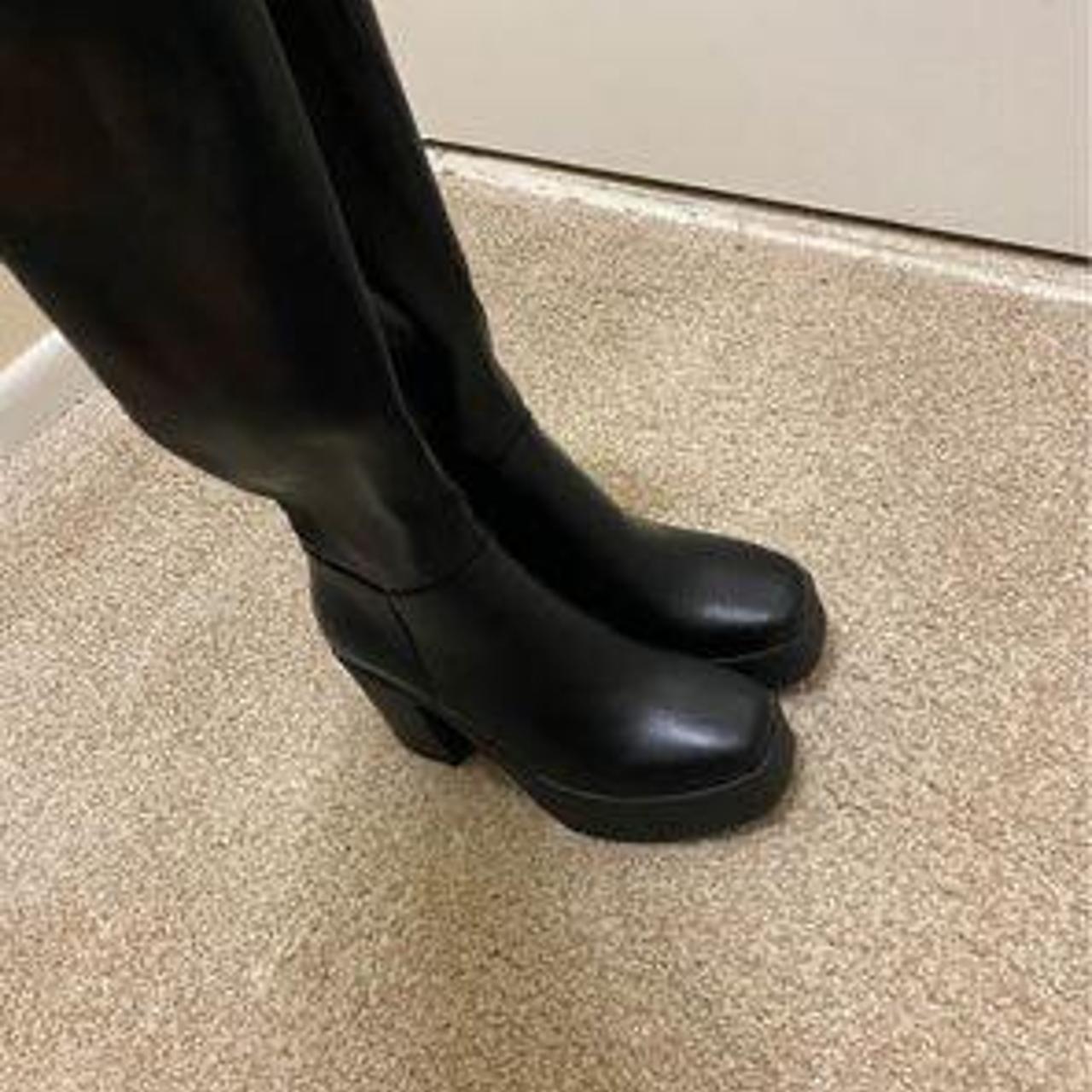 Slick Nicks Platform Boots Size 7 Never worn: claves... - Depop