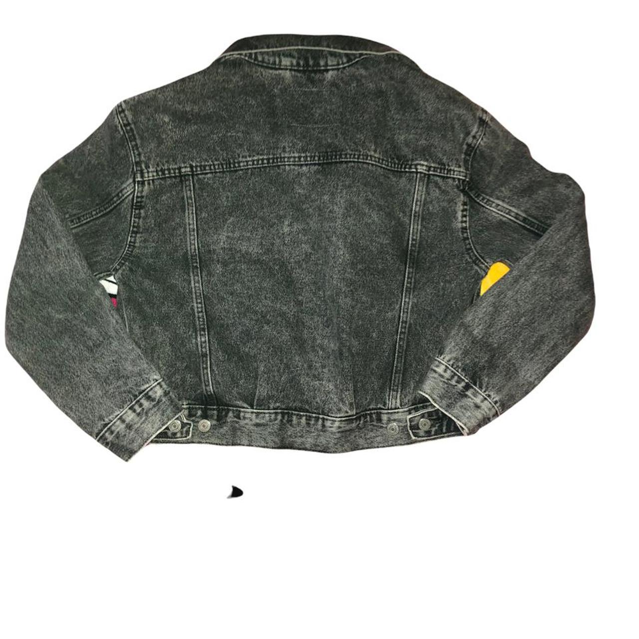 Oversized Levi’s Black Jean Jacket Unisex Timeless... Depop