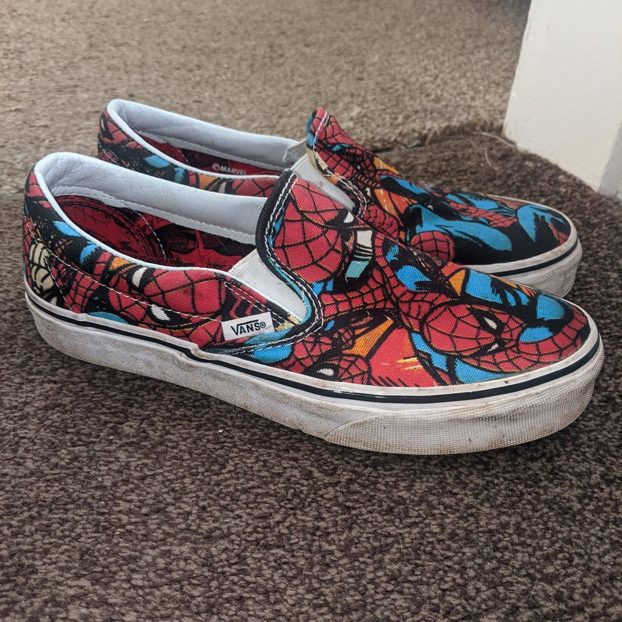 spider man vans womens