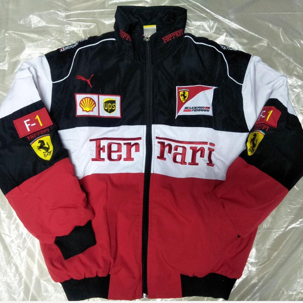 New Red black Embroidery EXCLUSIVE JACKET suit F1 team racing 