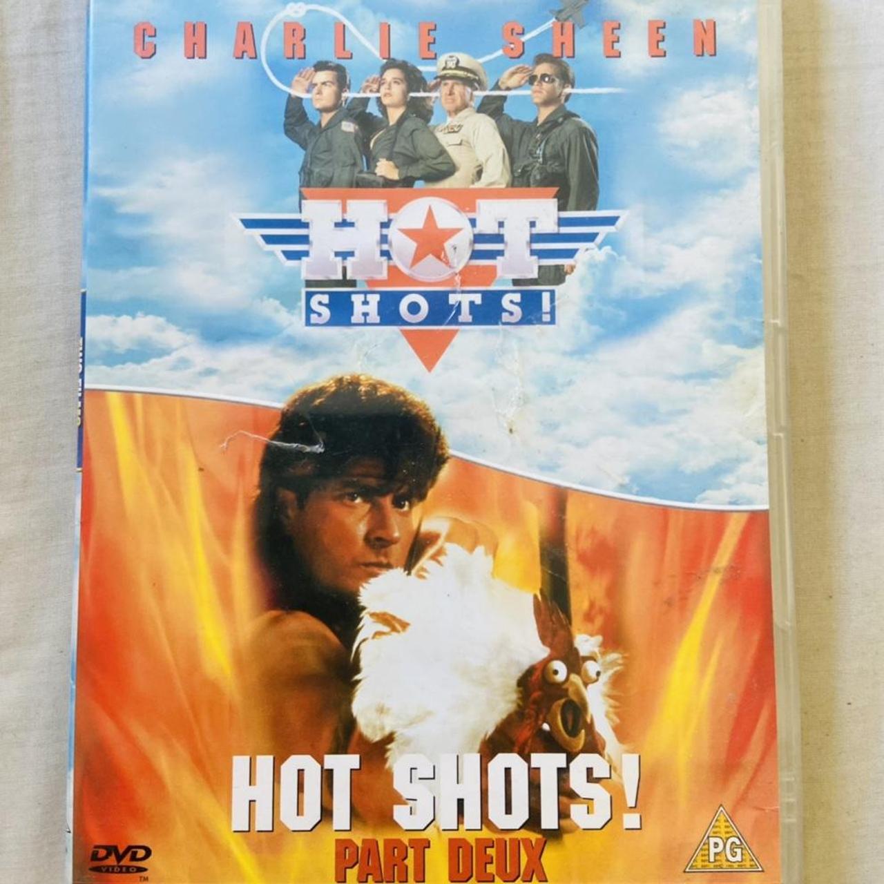 Hot Shots 1+2 DVD set Charlie Sheen DVDs perfect... - Depop