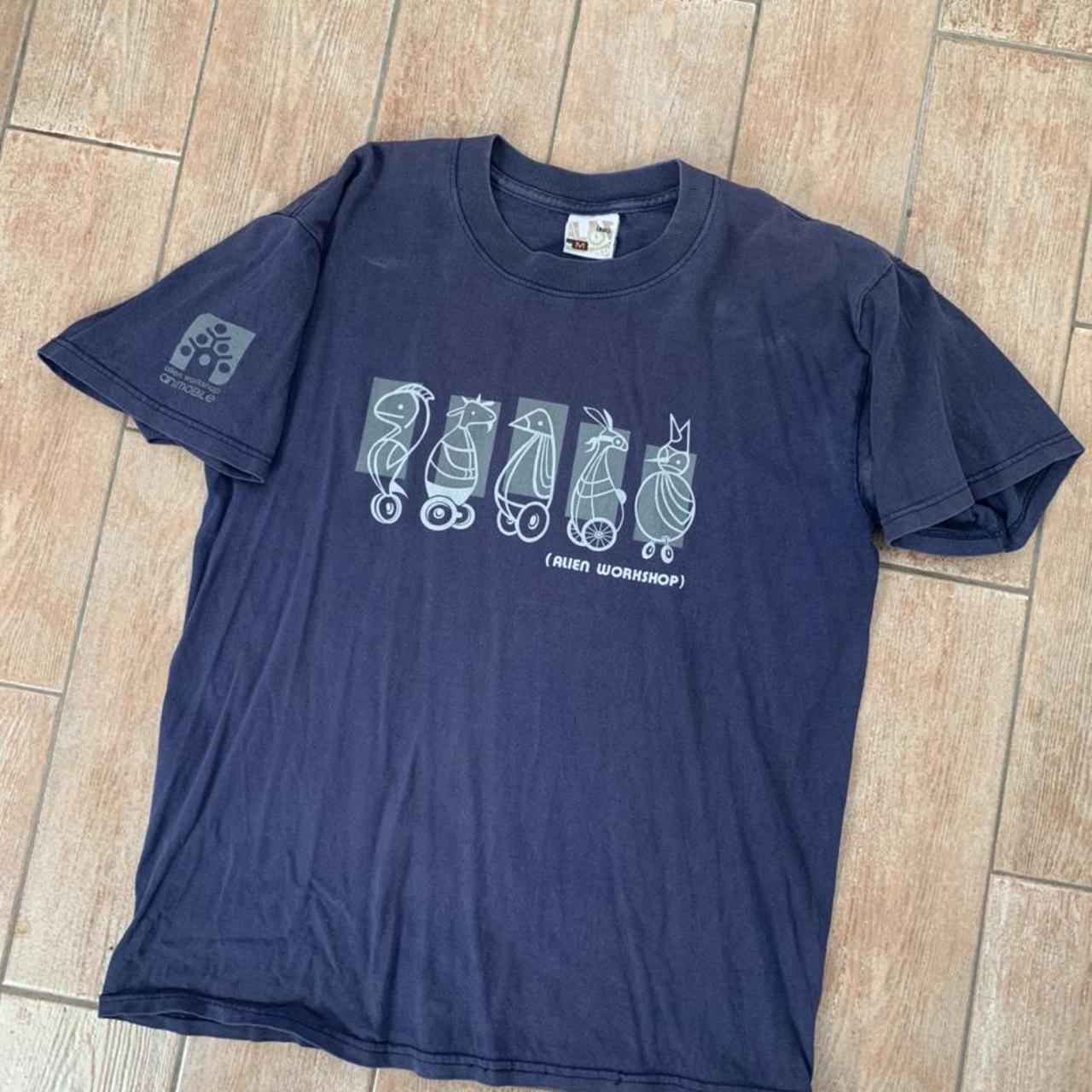 Alien Workshop Men's Navy T-shirt | Depop