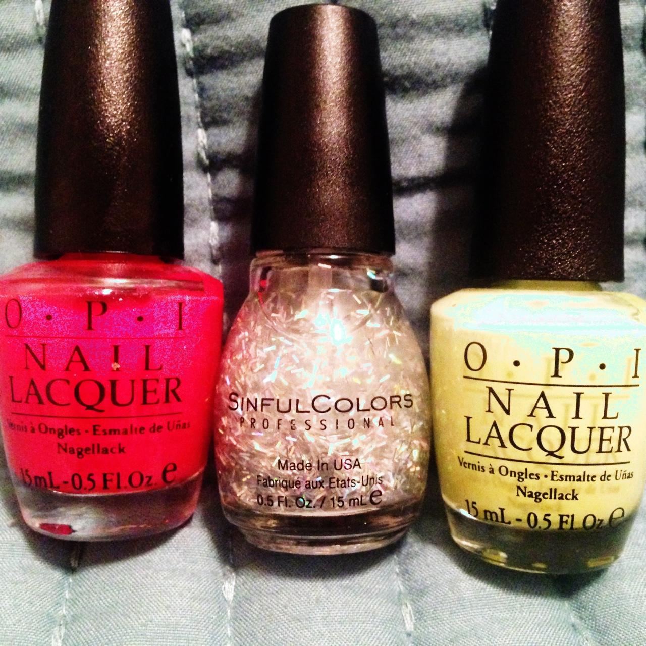 3 beautiful nail polishes for $8.00! Two are O.P.I.... | Depop, image size:1280x1280