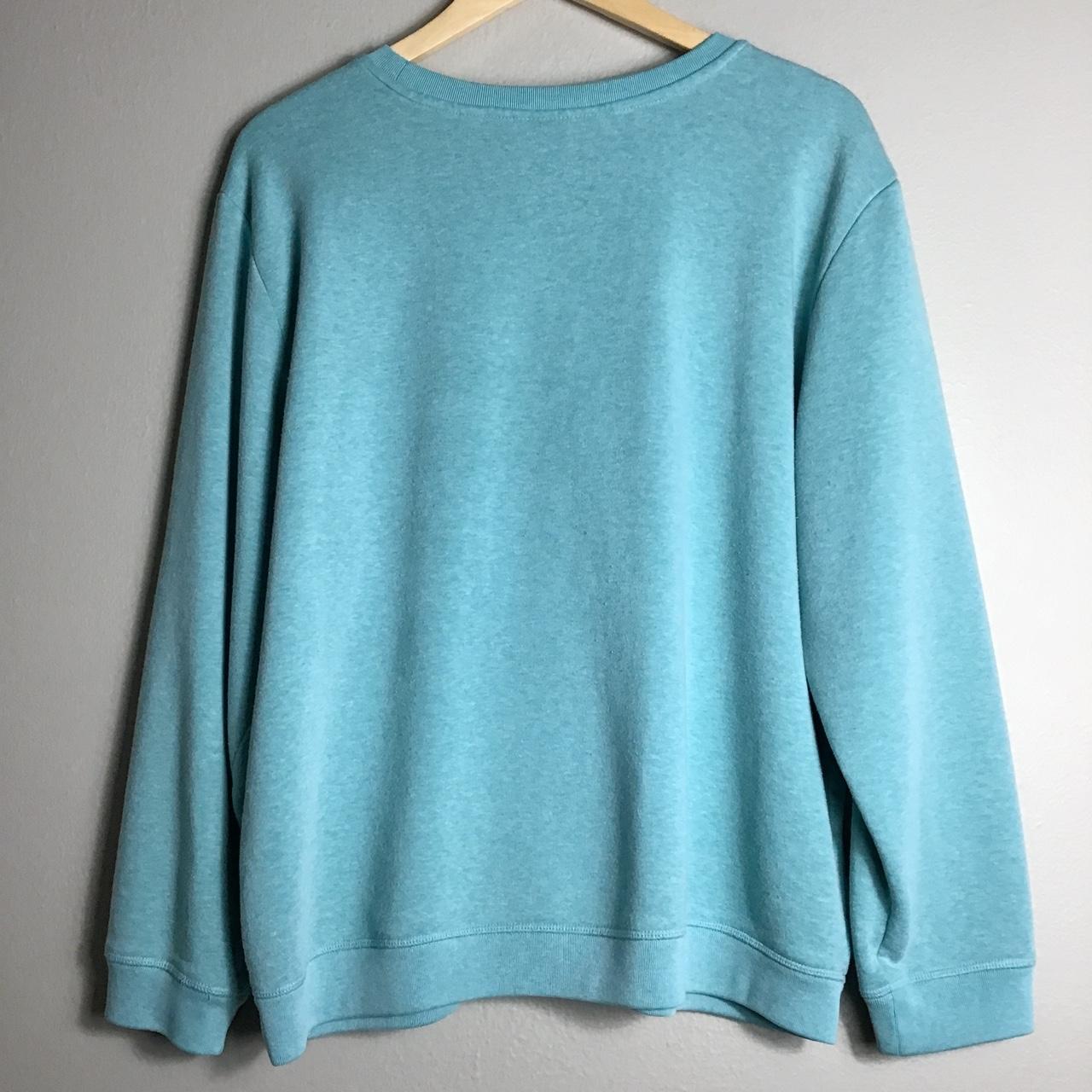 Women's Blue and Black Jumper | Depop