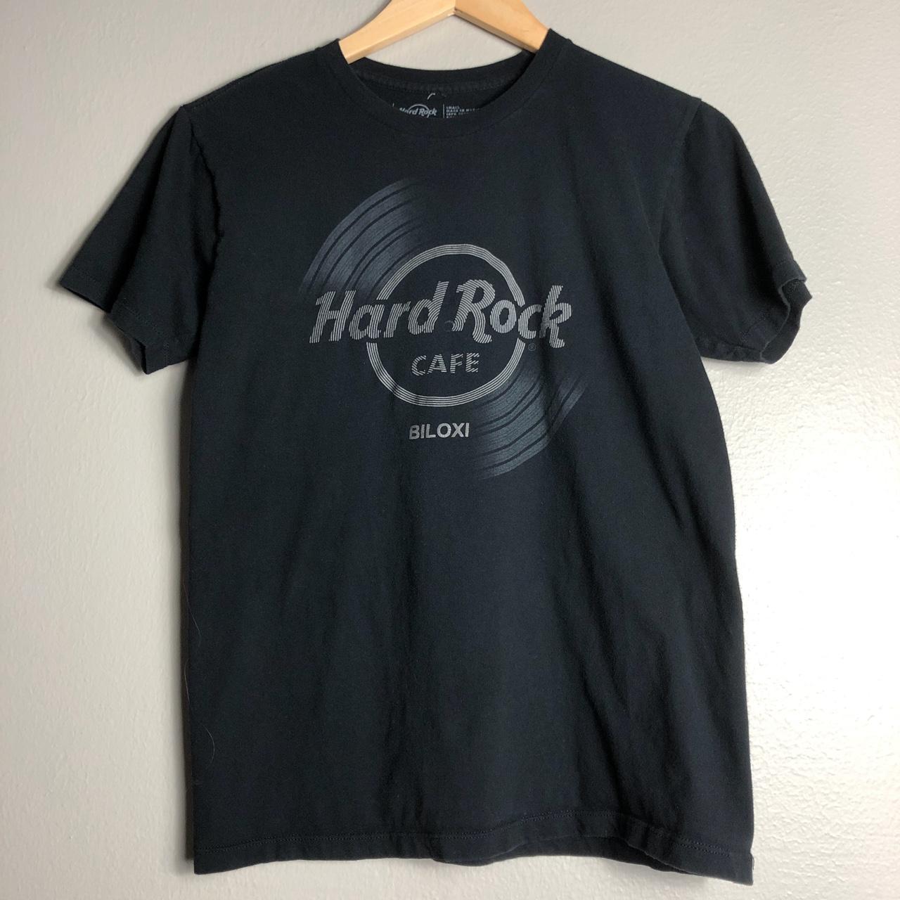 Hard Rock Cafe T Shirt Biloxi Mississippi Black... - Depop