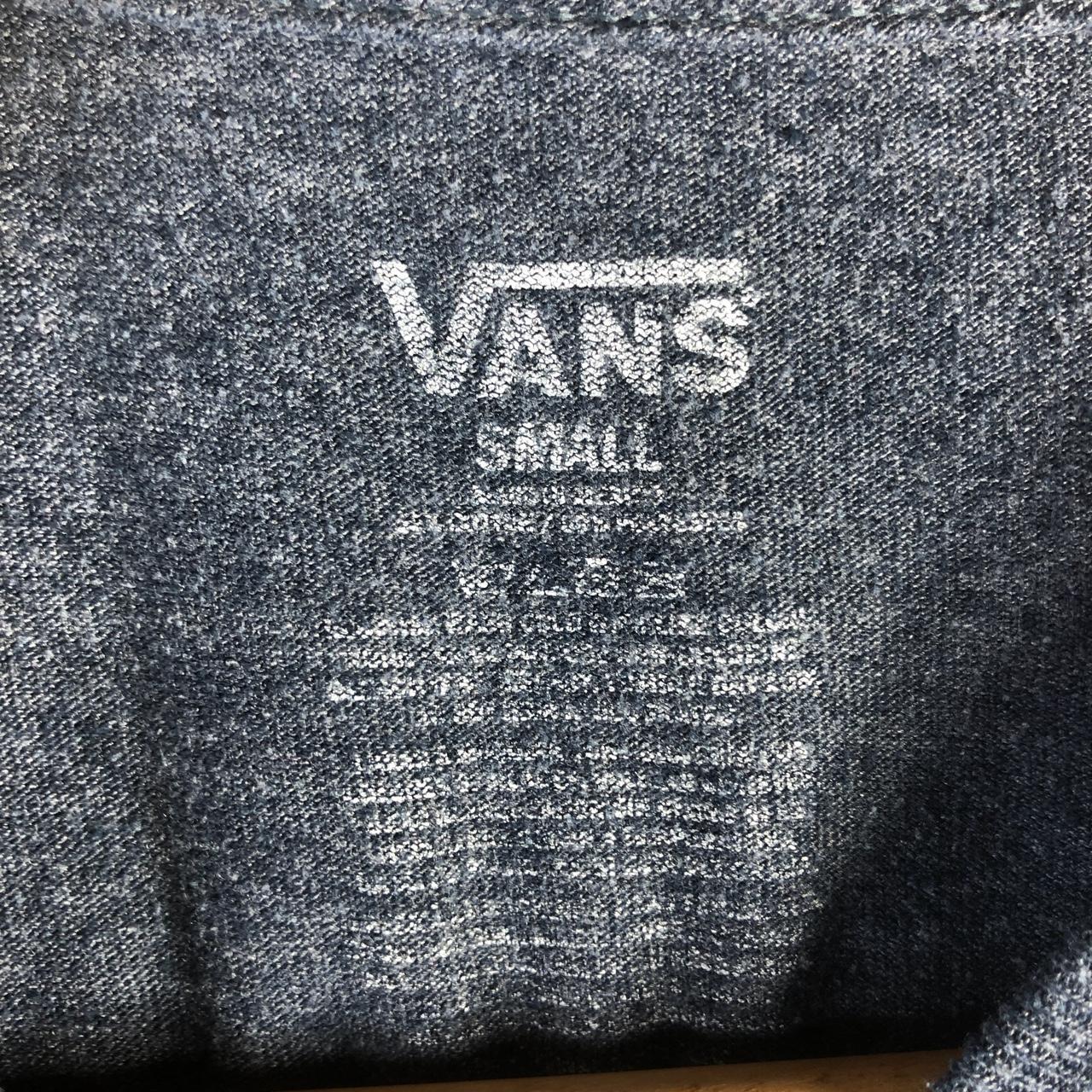 Vans Off The Wall T Shirt Skater Streetwear Blue... - Depop