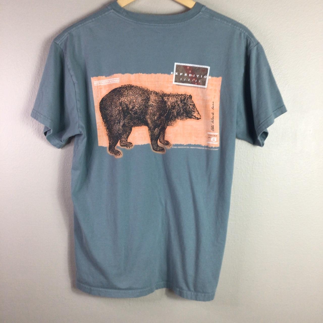 Southern Marsh T Shirt Expedition Series Ocean Blue... - Depop