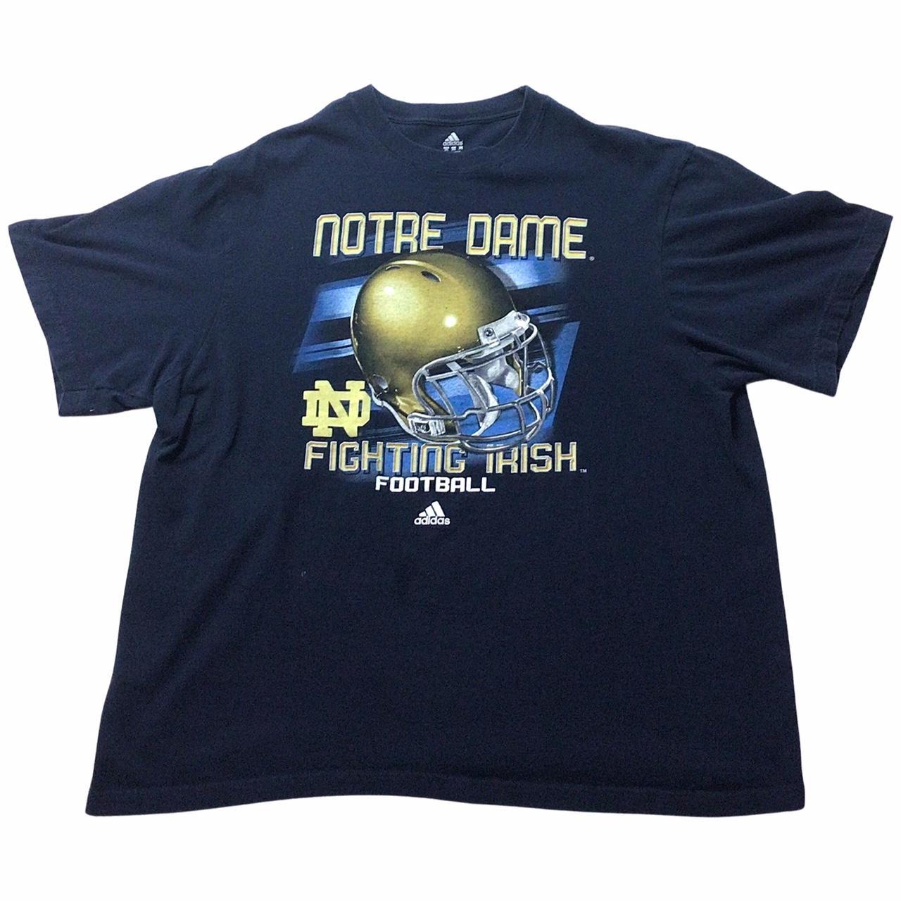 Adidas Notre Dame Football T Shirt Navy Blue Gold Depop adidas-notre-dame-football-t-shirt-navy-blue-gold-depop