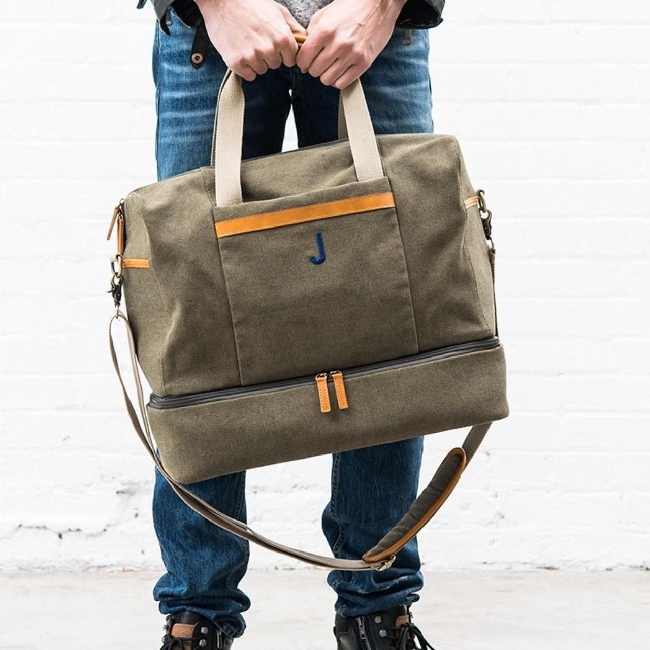 Weekend carry on bag Canvas Perfect compartment for... Depop