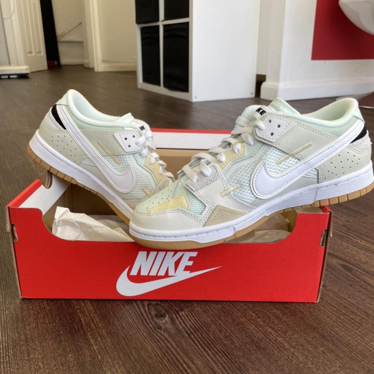 Brand New Nike dunks low scrap Sea glass Size... - Depop