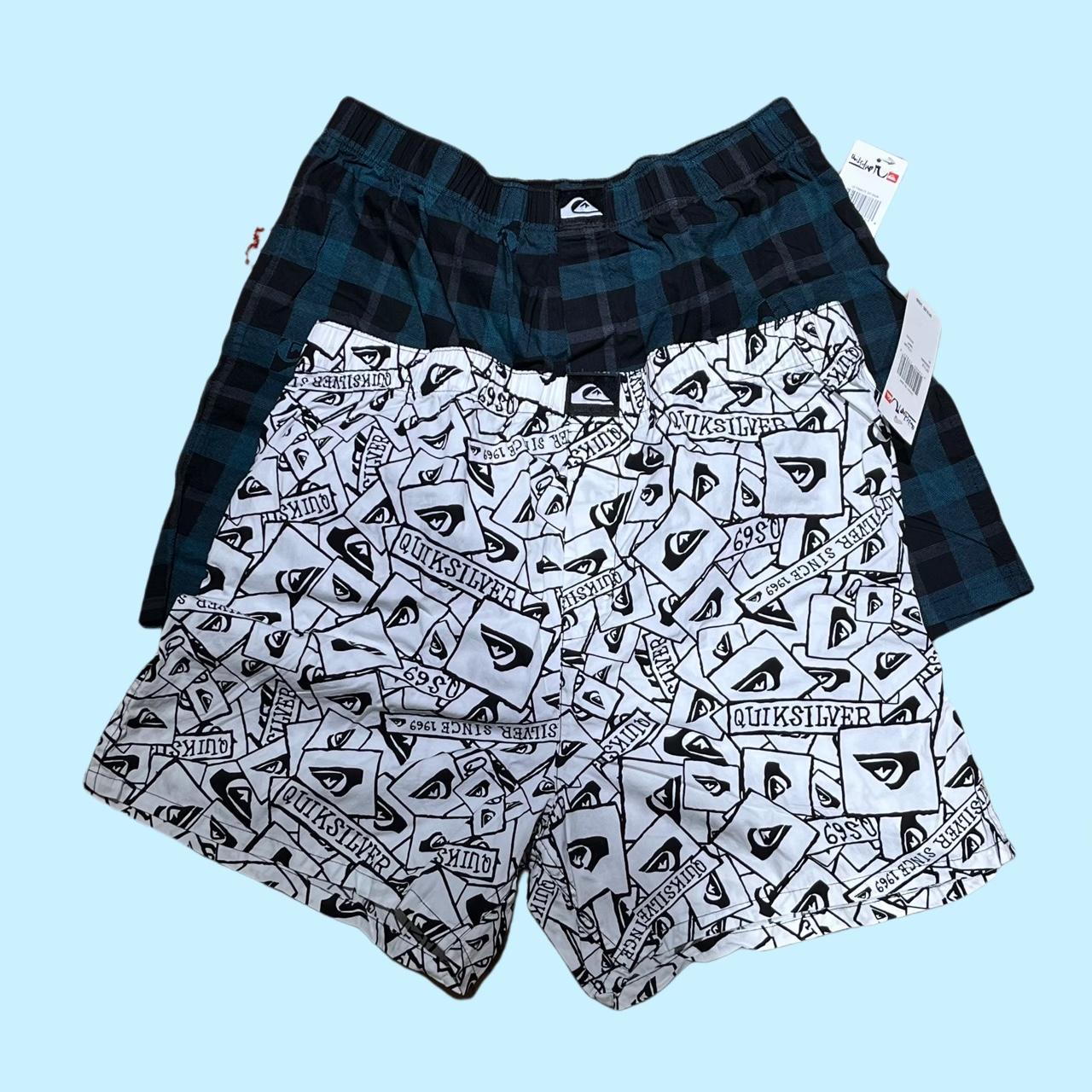 Two new Quicksilver youth boxers. I love the design... - Depop