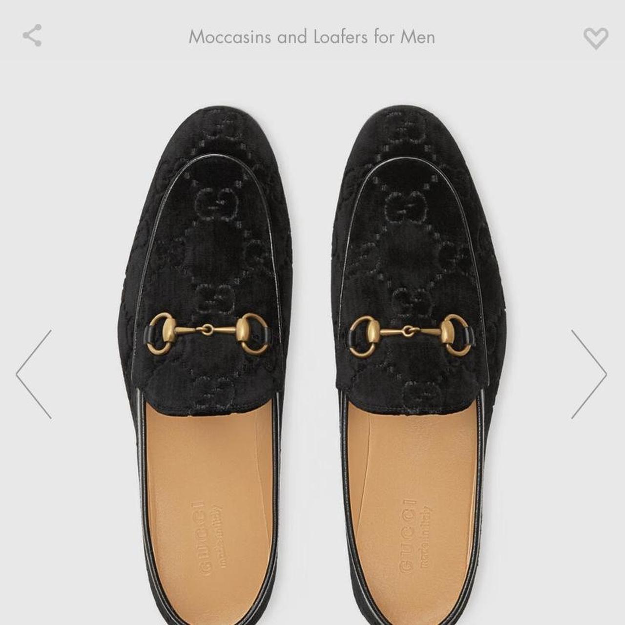 mens gucci backless loafers