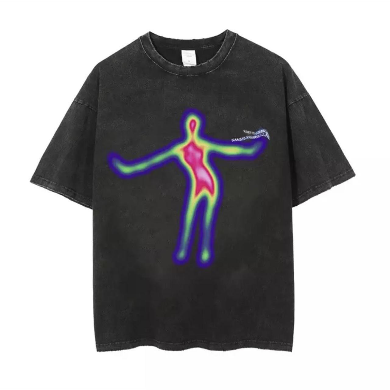 ☄️ Glowing man y2k graphic t shirt ☄️ Size’s... - Depop