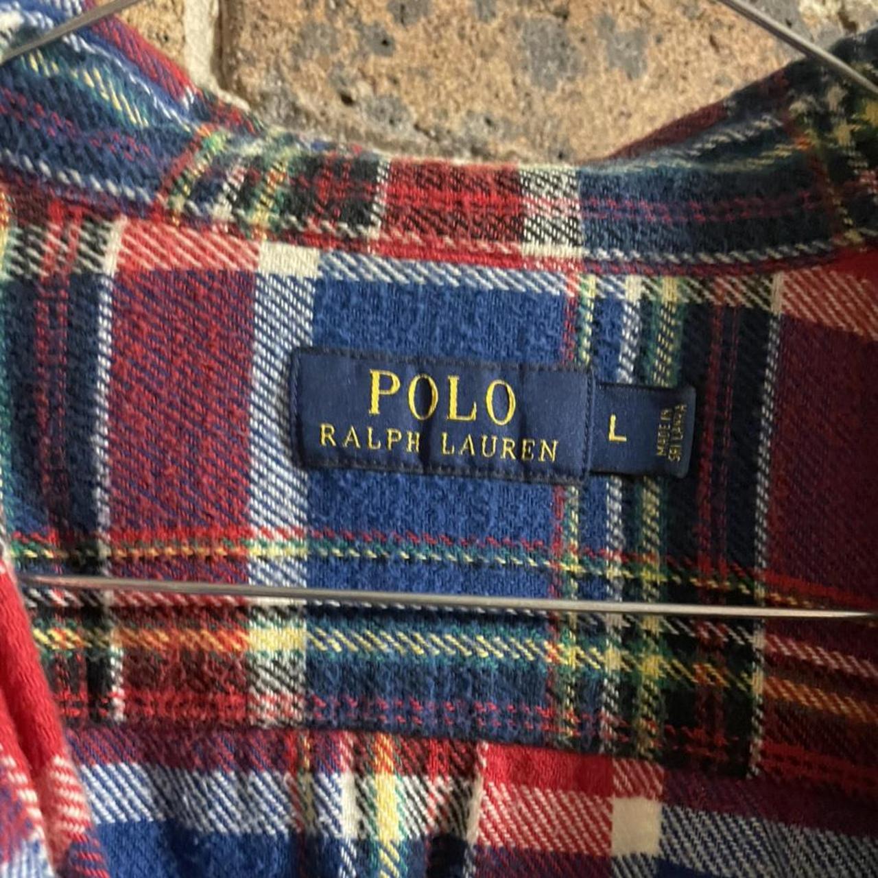 Polo Ralph Lauren flannel shirt Selling - $75 RRP-... - Depop