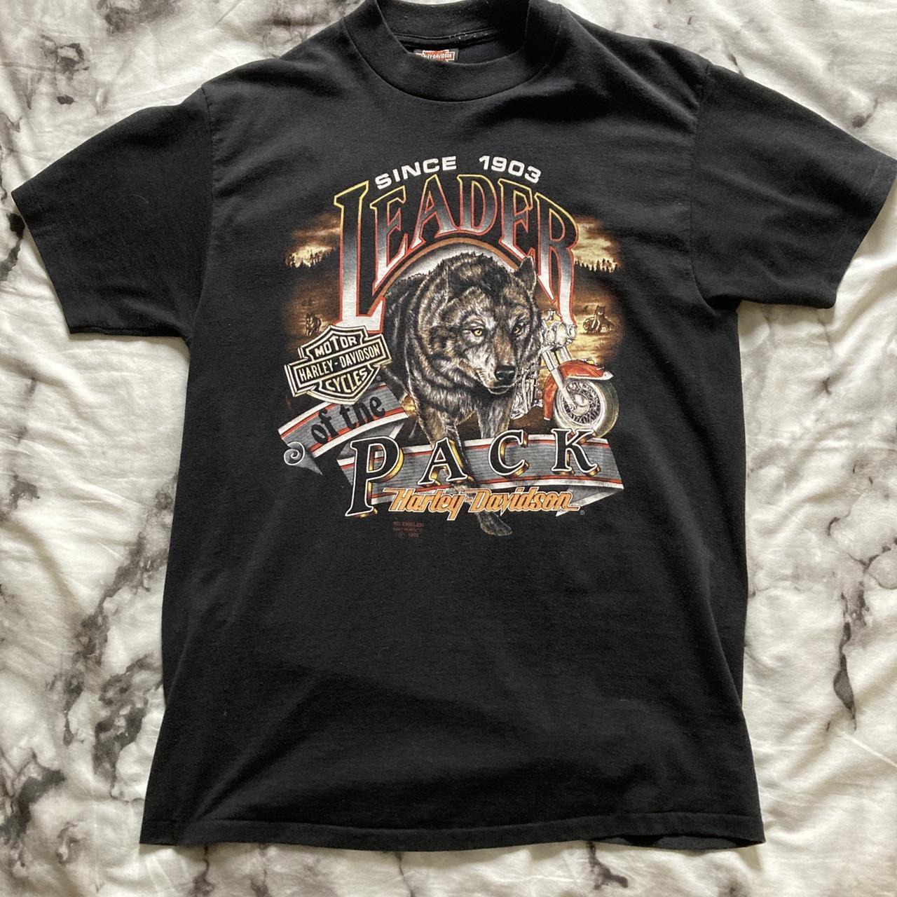 Vintage 1990s Harley Davidson T-shirt Tried my best... - Depop