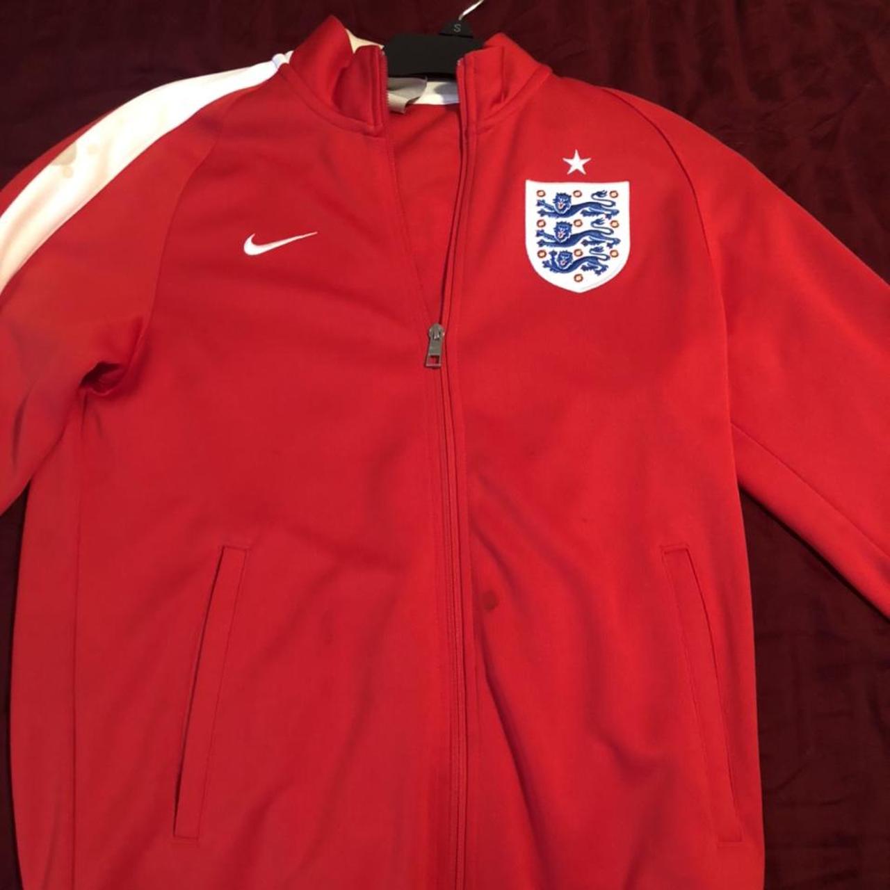 Nike England Soccer Zip Up Jacket - Depop