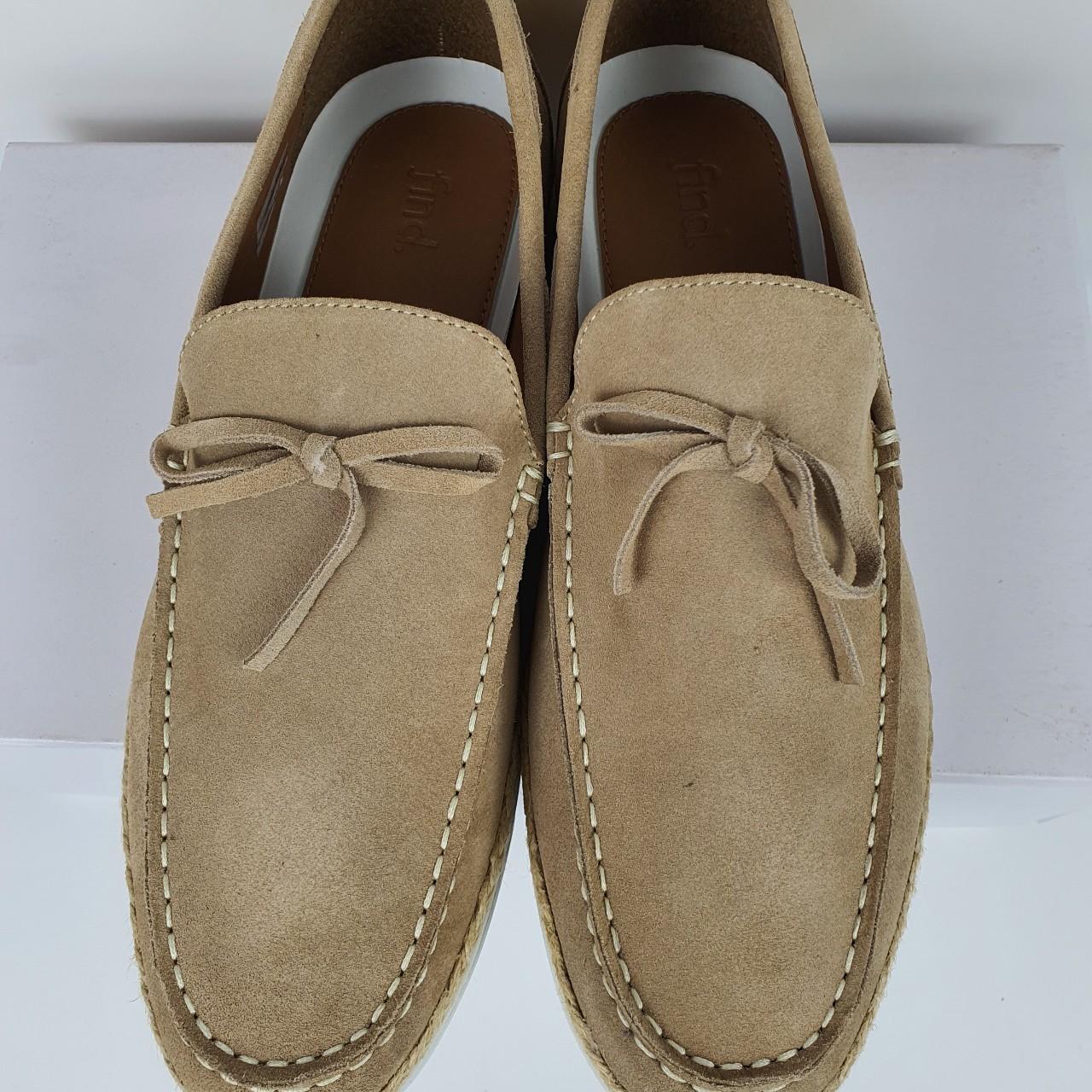 Men's Brown and Cream Loafers | Depop