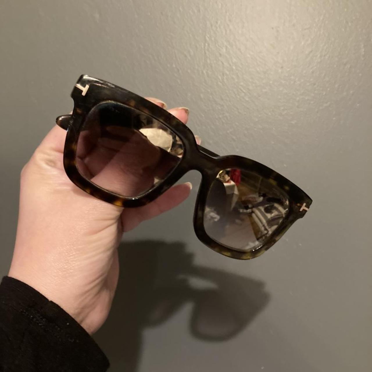 TOM FORD Women's Brown and Black Sunglasses
