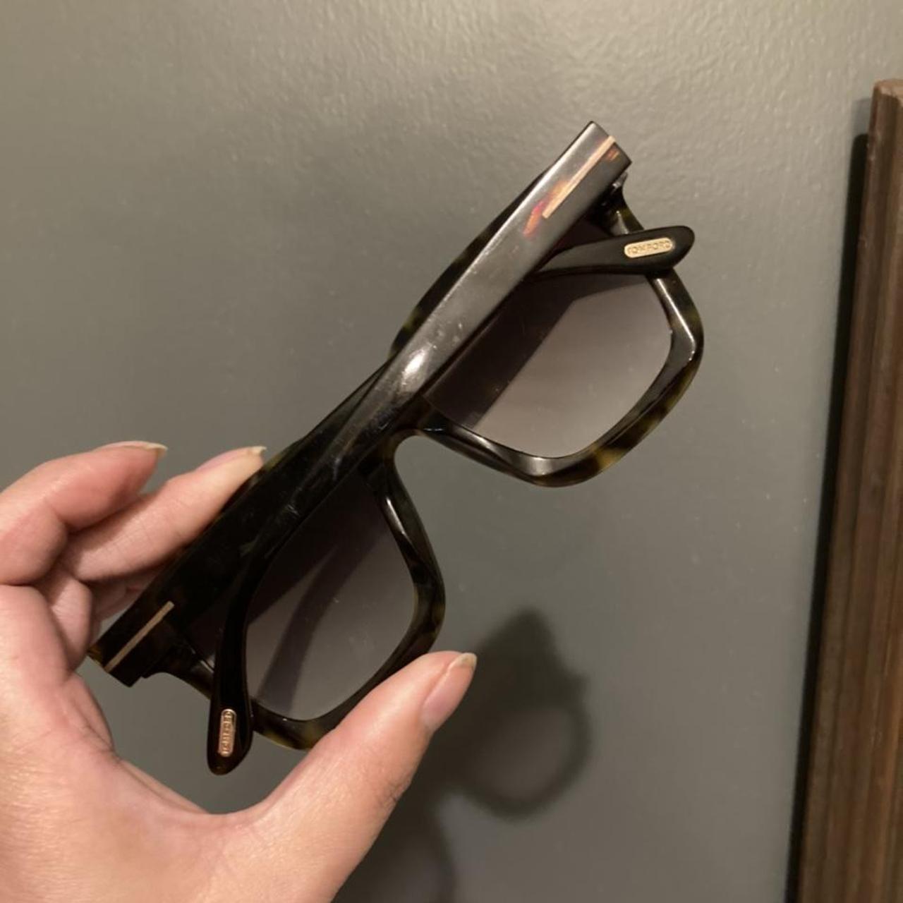 TOM FORD Women's Brown and Black Sunglasses (3)