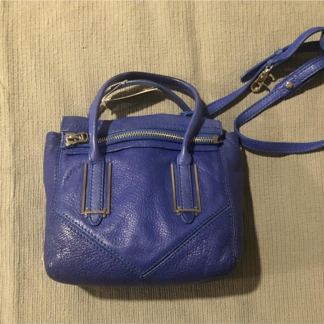 Botkier blue leather satchel Brand new with tags... Depop
