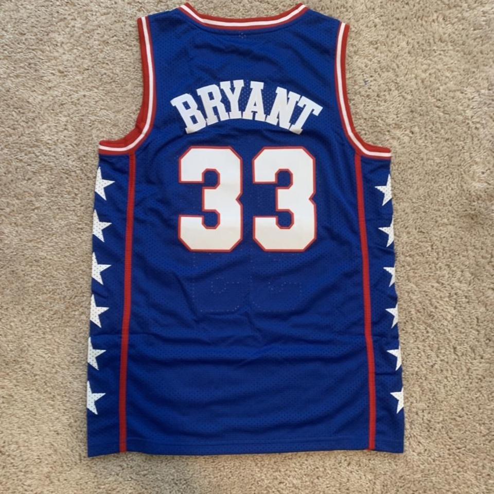 Vintage Kobe Bryant White Baseball Jersey Available - Depop