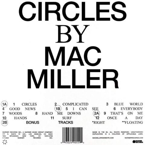 Mac Miller Vinyl Record, Album: Circles (Explicit - Depop