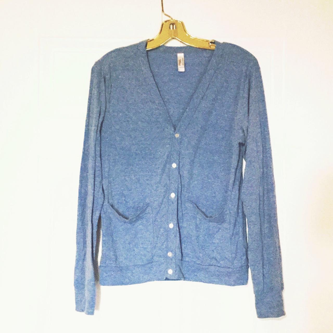 American apparel tri blend cardigan best sale